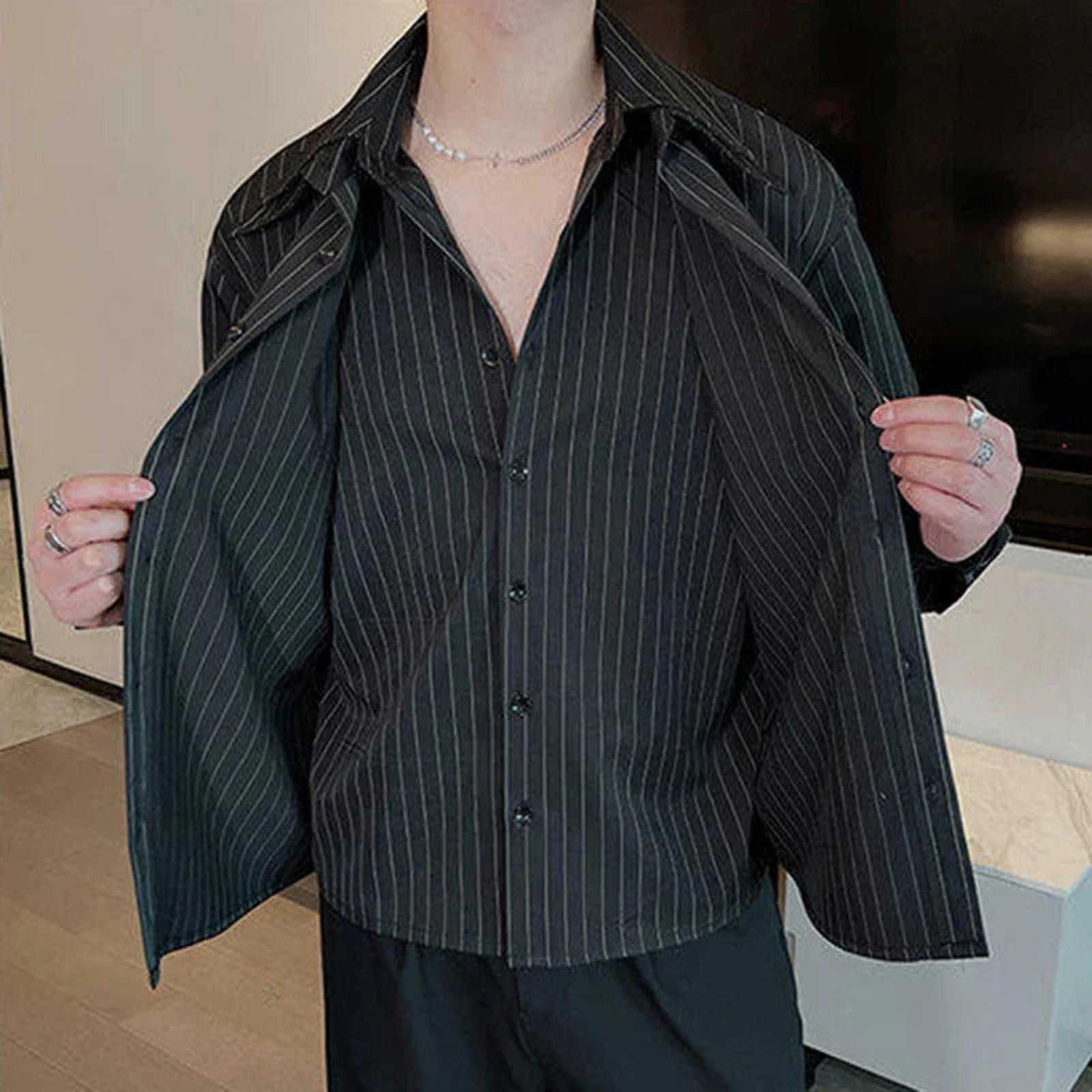 Other Double Layer Pinstripe Shirt Size US M / EU 48-50 / 2 - 3 Thumbnail