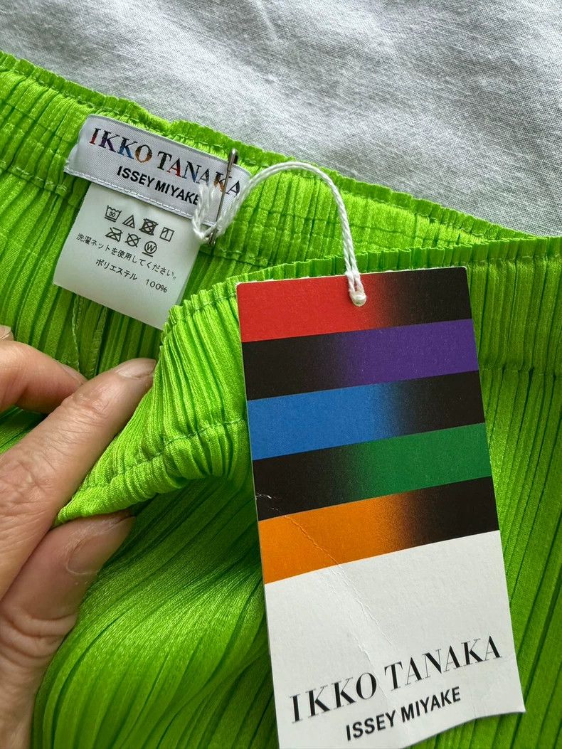 Issey Miyake Issey Miyake size:3 Green pleated pants Size 42" / US 20 - 1 Thumbnail