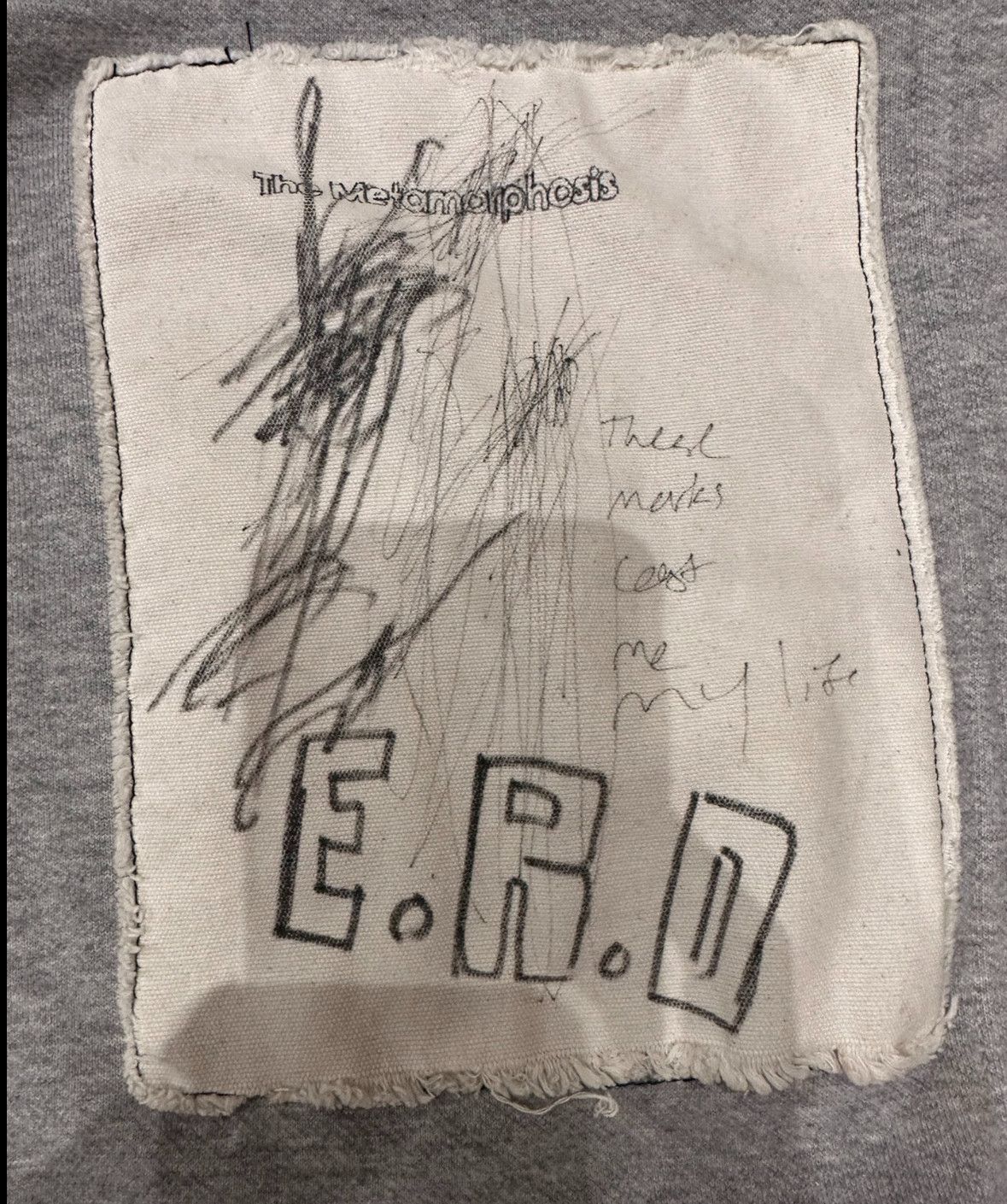 Enfants Riches Deprimes 17fw henry hand-painted pin patch sweater Size US XL / EU 56 / 4 - 4 Thumbnail