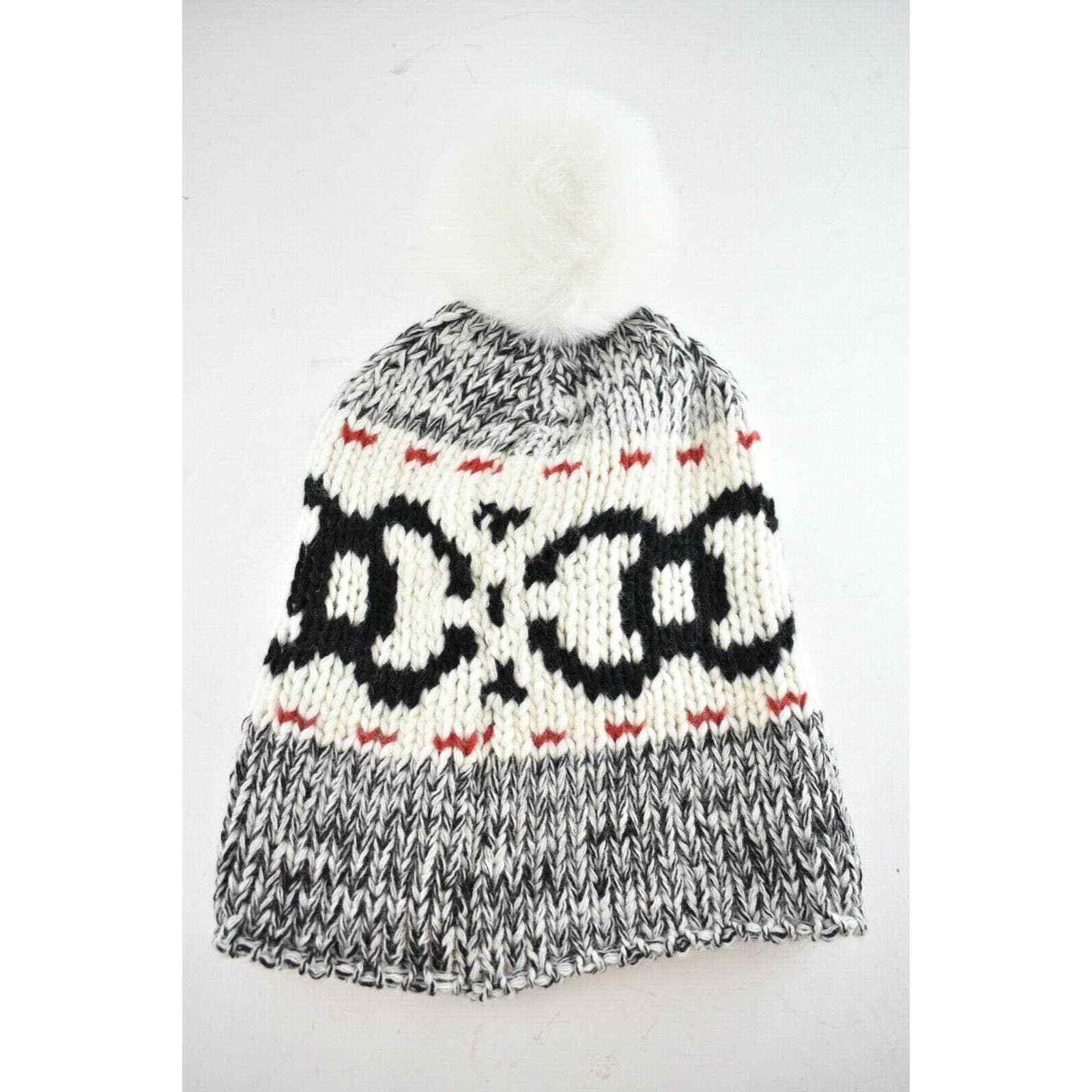 Chanel Chanel REV Pom Wool CC Logo Knit Cloche Beanie Winter Hat Size ONE SIZE - 7 Thumbnail
