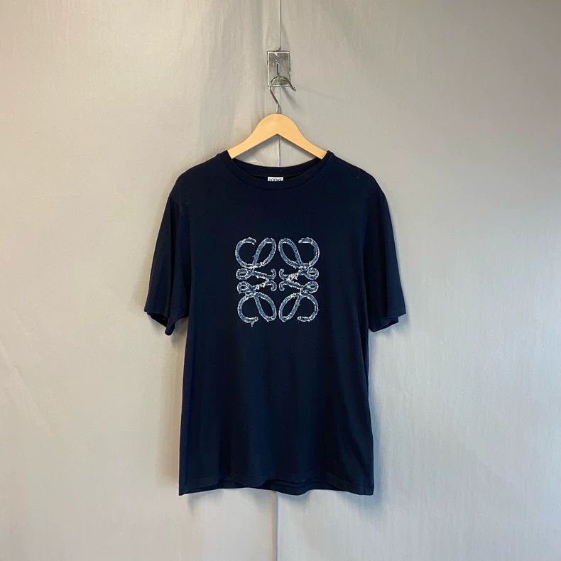 Loewe LOEWE Blue patch logo short sleeve Size S / US 4 / IT 40 - 1 Thumbnail