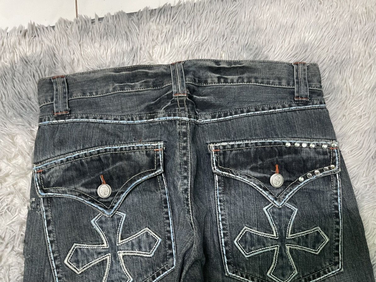 If Six Was Nine 2000s CHROME HEARTS INSPIRED JAPANESEBRAND STUDDED PANT Size US 35 - 18 Thumbnail