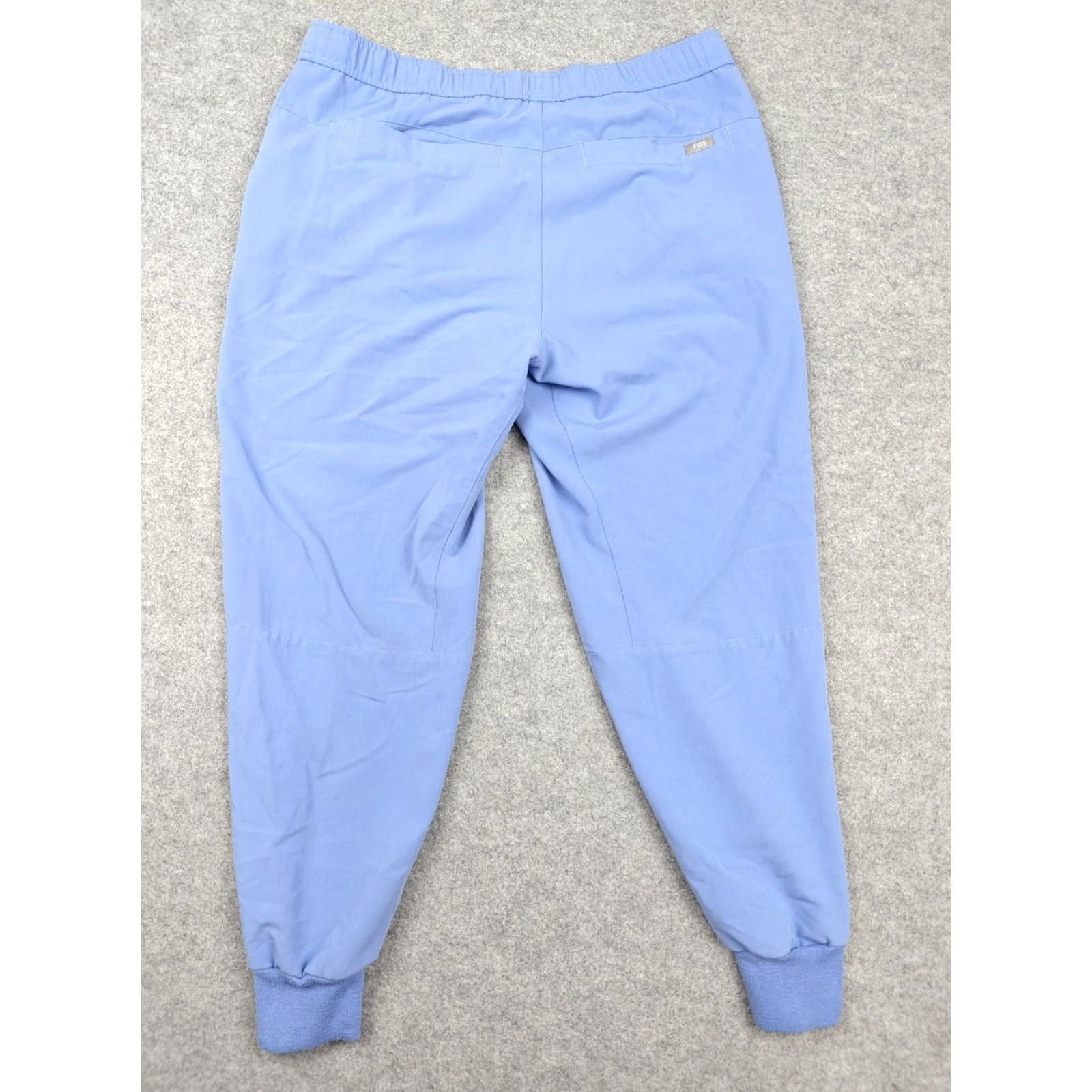 Vintage FIGS Scrub Pants Mens Medium Short Blue Technical Collection Jogger Drawstring Size US 31 - 7 Thumbnail