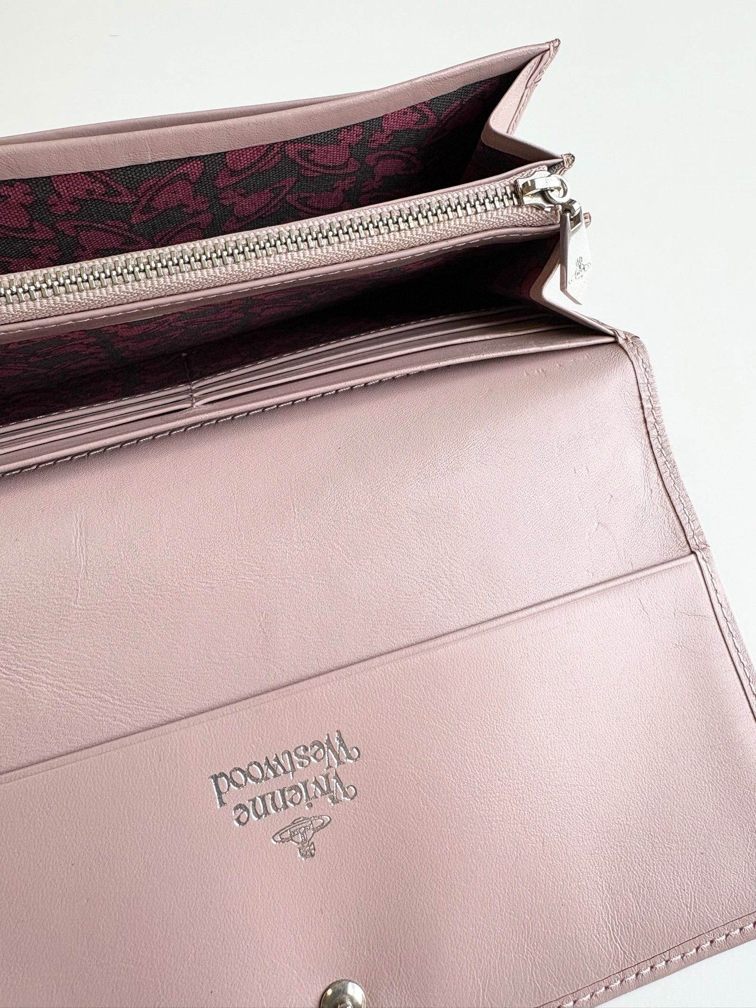 Vivienne Westwood Pink Vivienne Westwood large Trifold wallet Size ONE SIZE - 9 Thumbnail