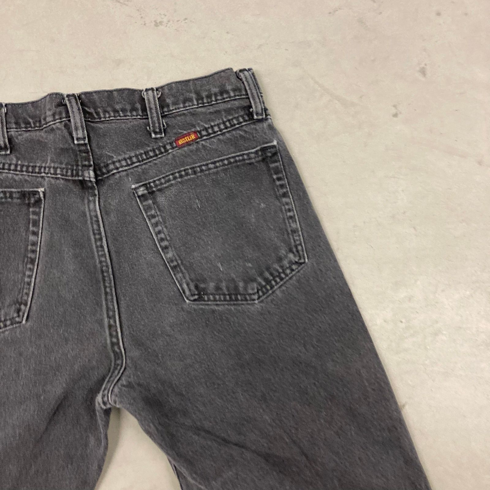 Vintage vintage y2k black rustler jeans 34x32 Size US 34 / EU 50 - 3 Thumbnail