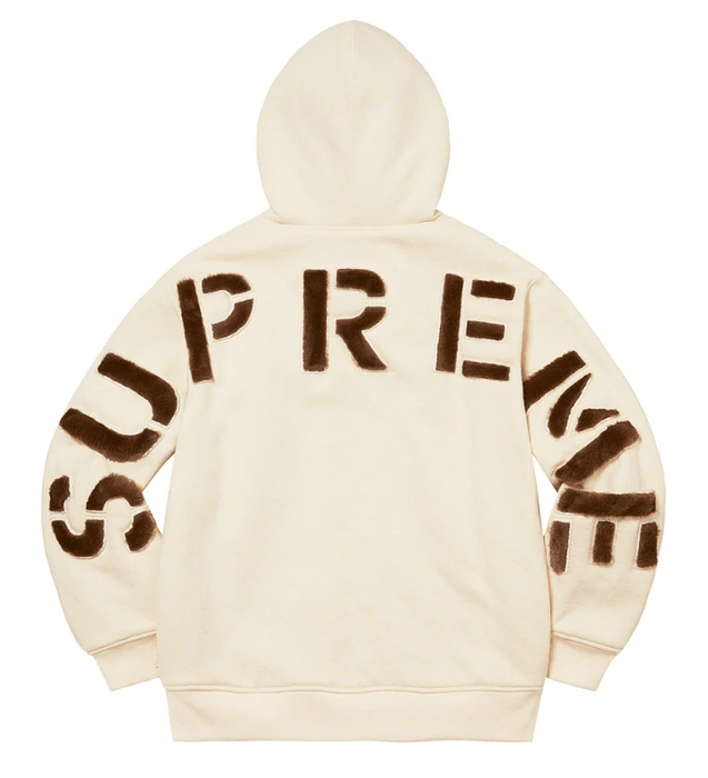 Supreme Supreme Faux Fur Lined Zip Up Hooded Sweatshirt (XL) | Grailed