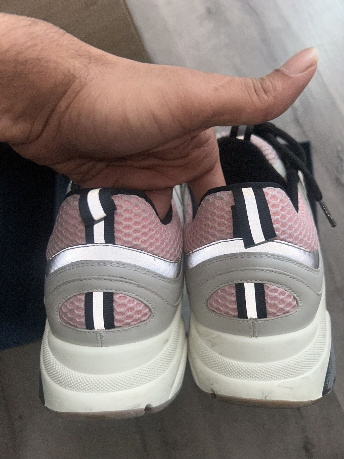 Dior Dior B22 Mesh Sneakers Pink/Grey (Size 43) Size US 10 / EU 43 - 6 Thumbnail