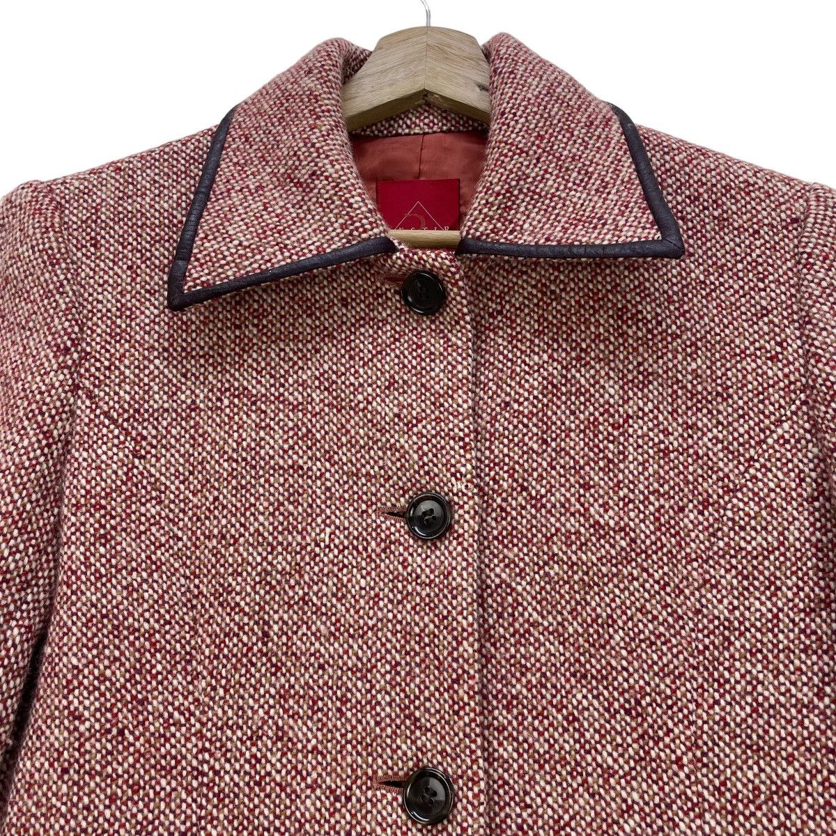 Japanese Brand Le Ciel Blue Heringgbone Jacket Size S / US 4 / IT 40 - 3 Thumbnail