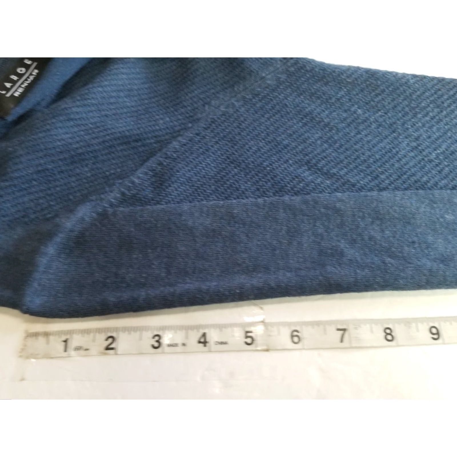 Vintage Renuar Mens Sweatshirt Crew Neck Long Sleeve Blue Size L Pullover Embroidered Logo Hip Hop Size US L / EU 52-54 / 3 - 7 Thumbnail