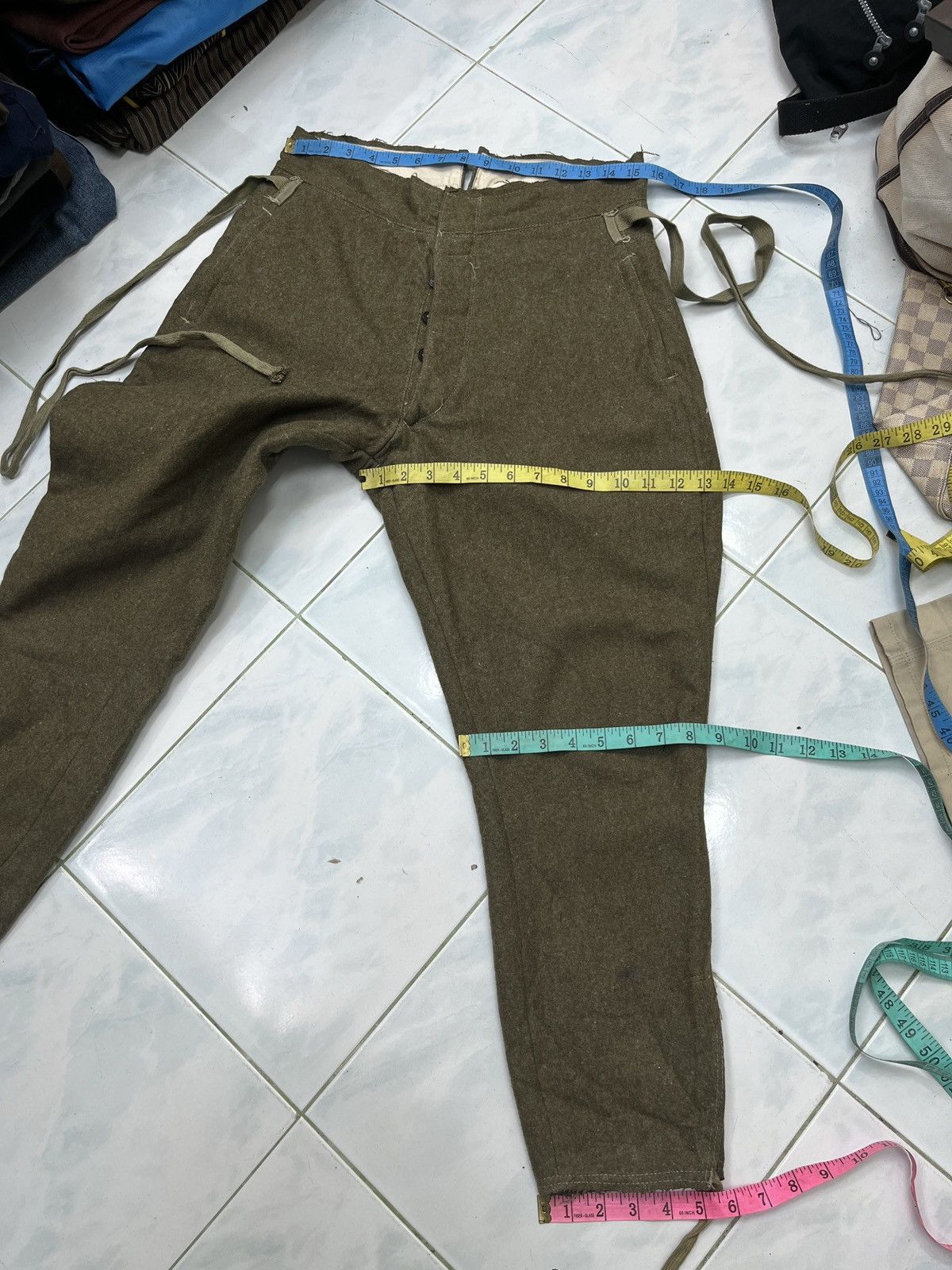Vintage 🔥🔥🔥ARCHIVE VINTAGE 40’s JAPANESE MILITARY PANTS Size US 31 - 12 Thumbnail