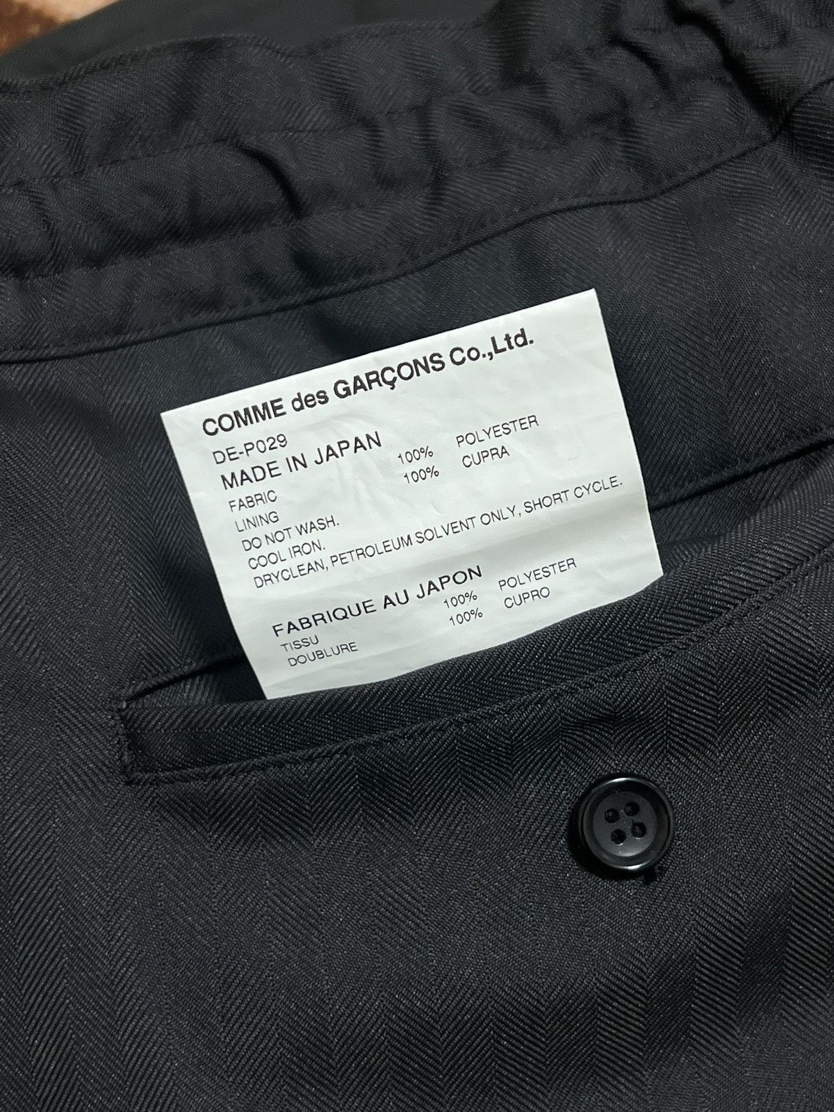 Comme des Garcons Homme Deux Comme des Garcon Homme Duex crop pant Size US 30 / EU 46 - 5 Thumbnail