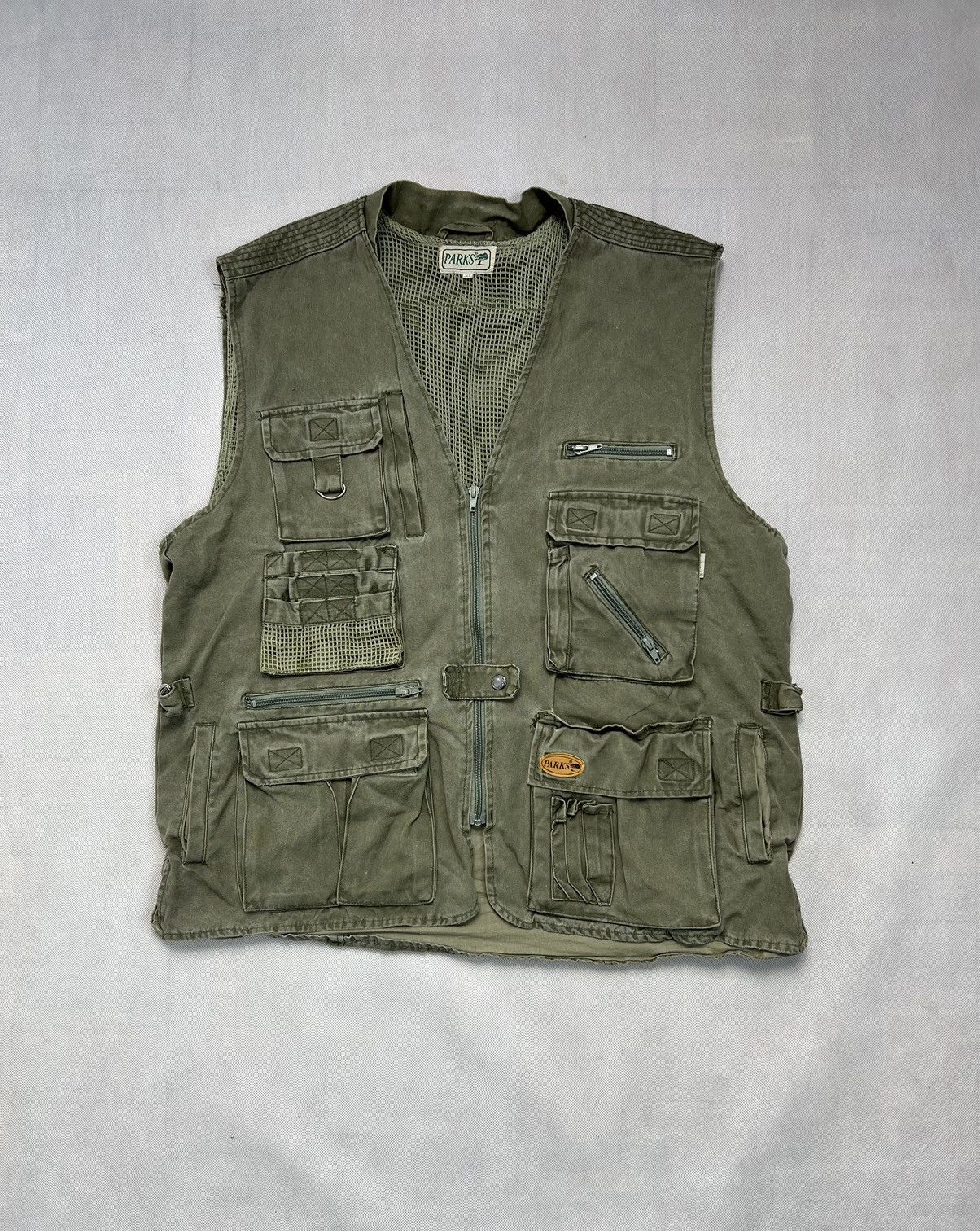 Vintage Tactical Vest Parks vintage multi pocket army Size US XL / EU 56 / 4 - 1 Thumbnail