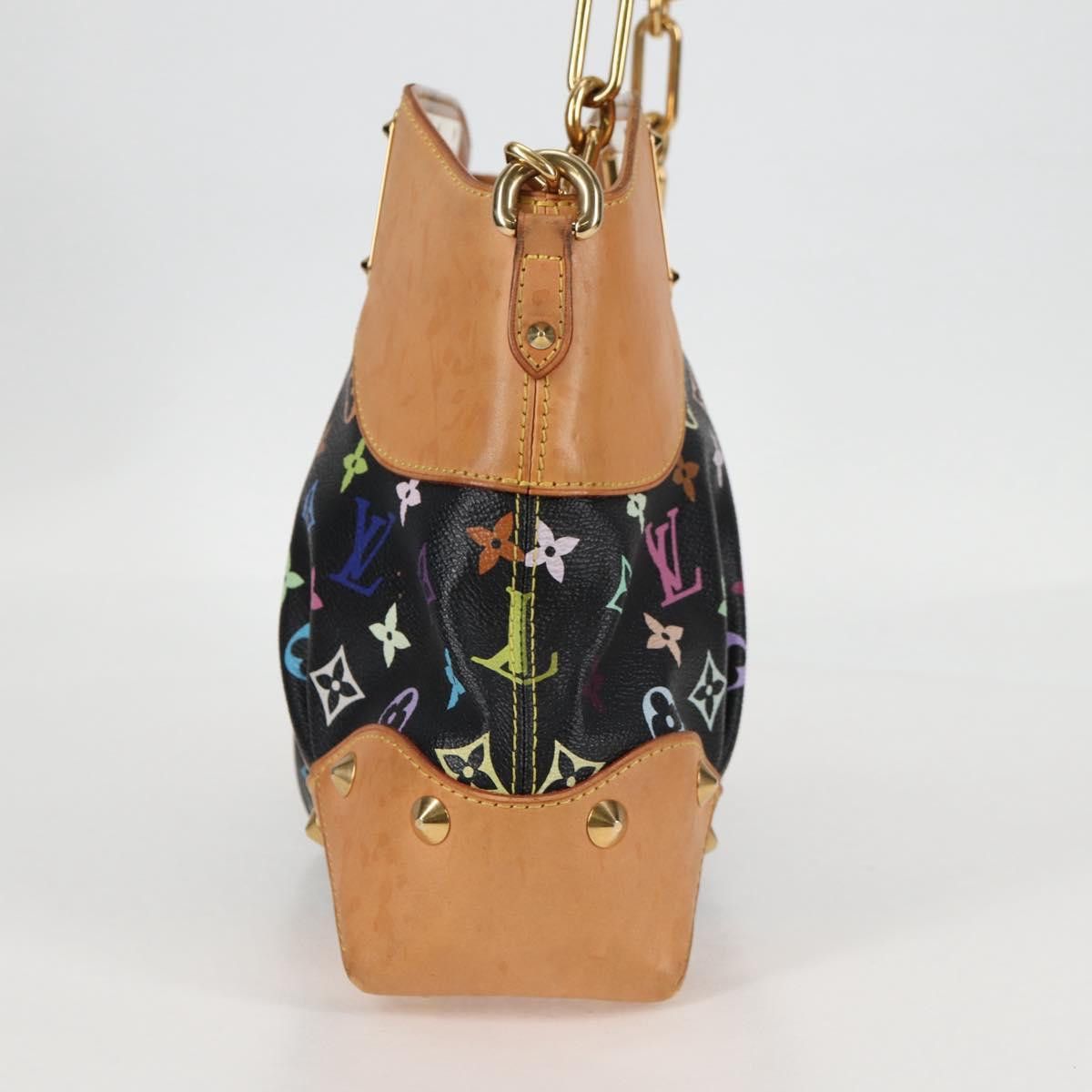 Louis Vuitton LOUIS VUITTON Monogram Multicolor Judy MM Bag Black M40256 Size ONE SIZE - 4 Thumbnail