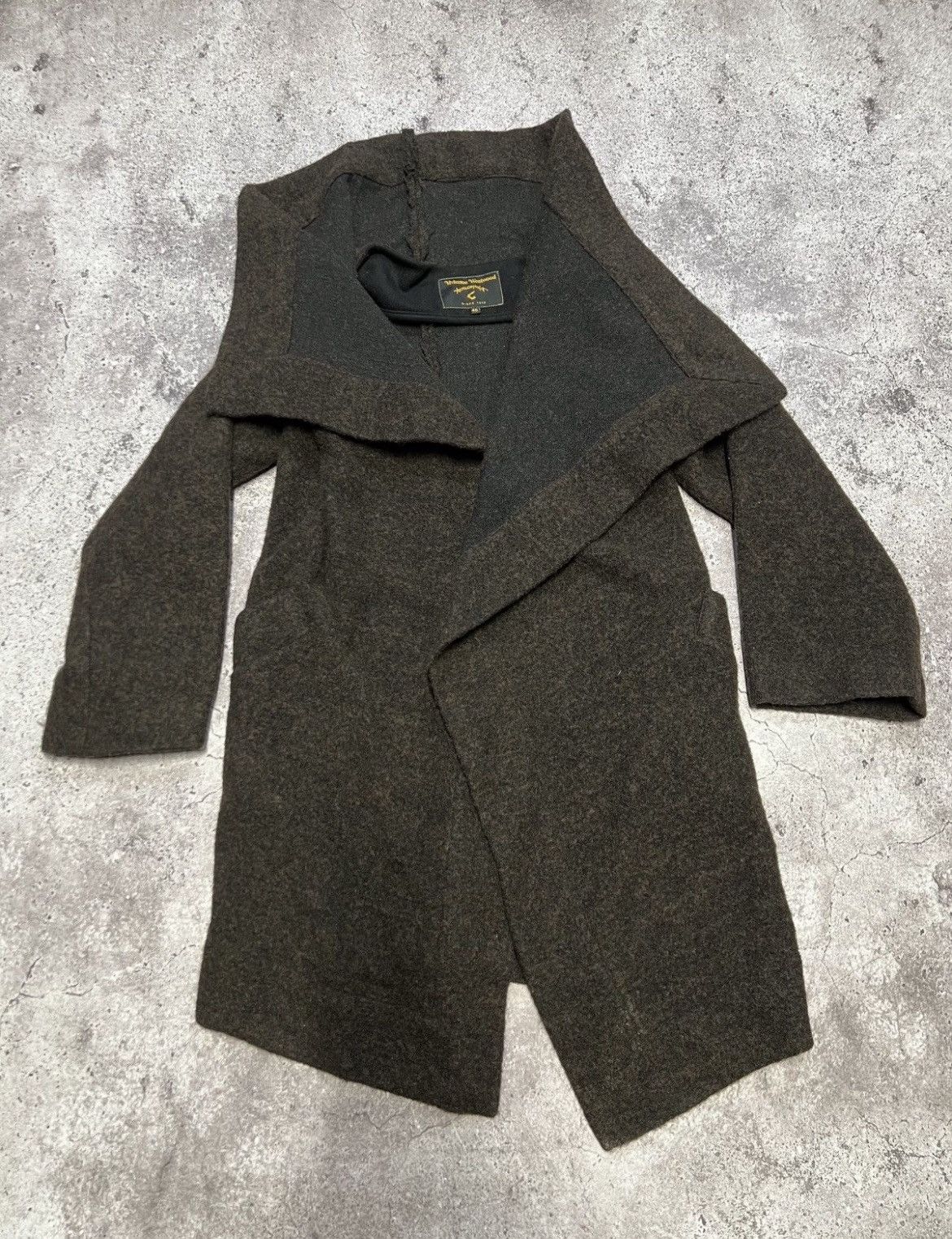Vivienne Westwood Vivienne Westwood Avant Garde Asymmetric Wool Coat Jacket Size S / US 4 / IT 40 - 2 Thumbnail