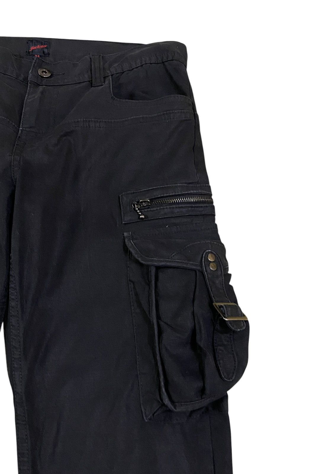 14th Addiction Vintage Japanese Brand JackRose Tactical Flared Pants 1990s Size US 33 - 4 Thumbnail