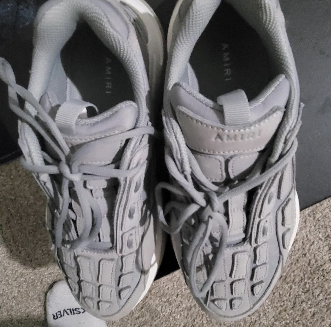 Amiri Amiri Grey Bone Runners Size US 9 / EU 42 - 6 Thumbnail