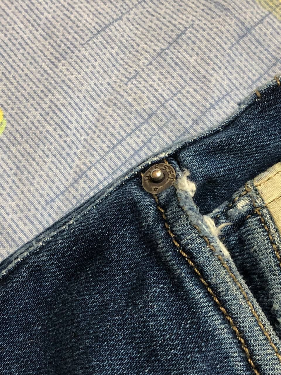 Diesel Y2K streetwear jeans blue Diesel denim pants vintage Size US 33 - 17 Thumbnail