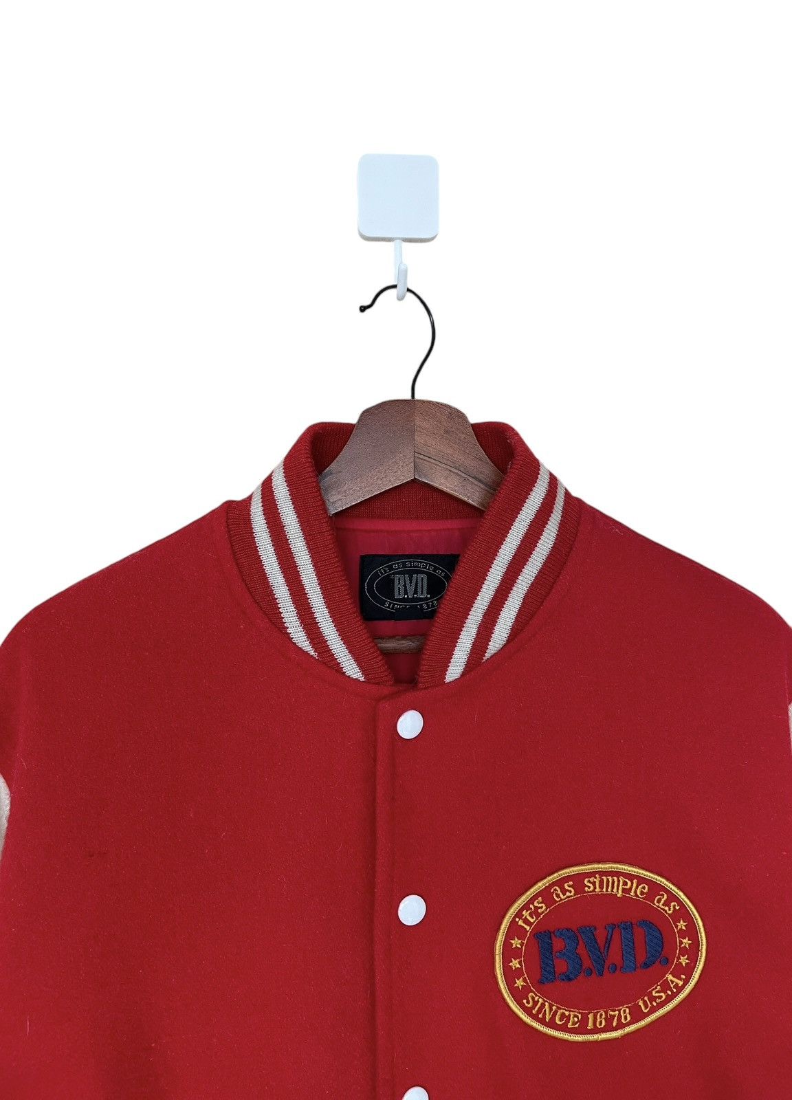 Vintage Vintage Brand BVD Varsity Jacket 2000s Size US L / EU 52-54 / 3 - 3 Thumbnail