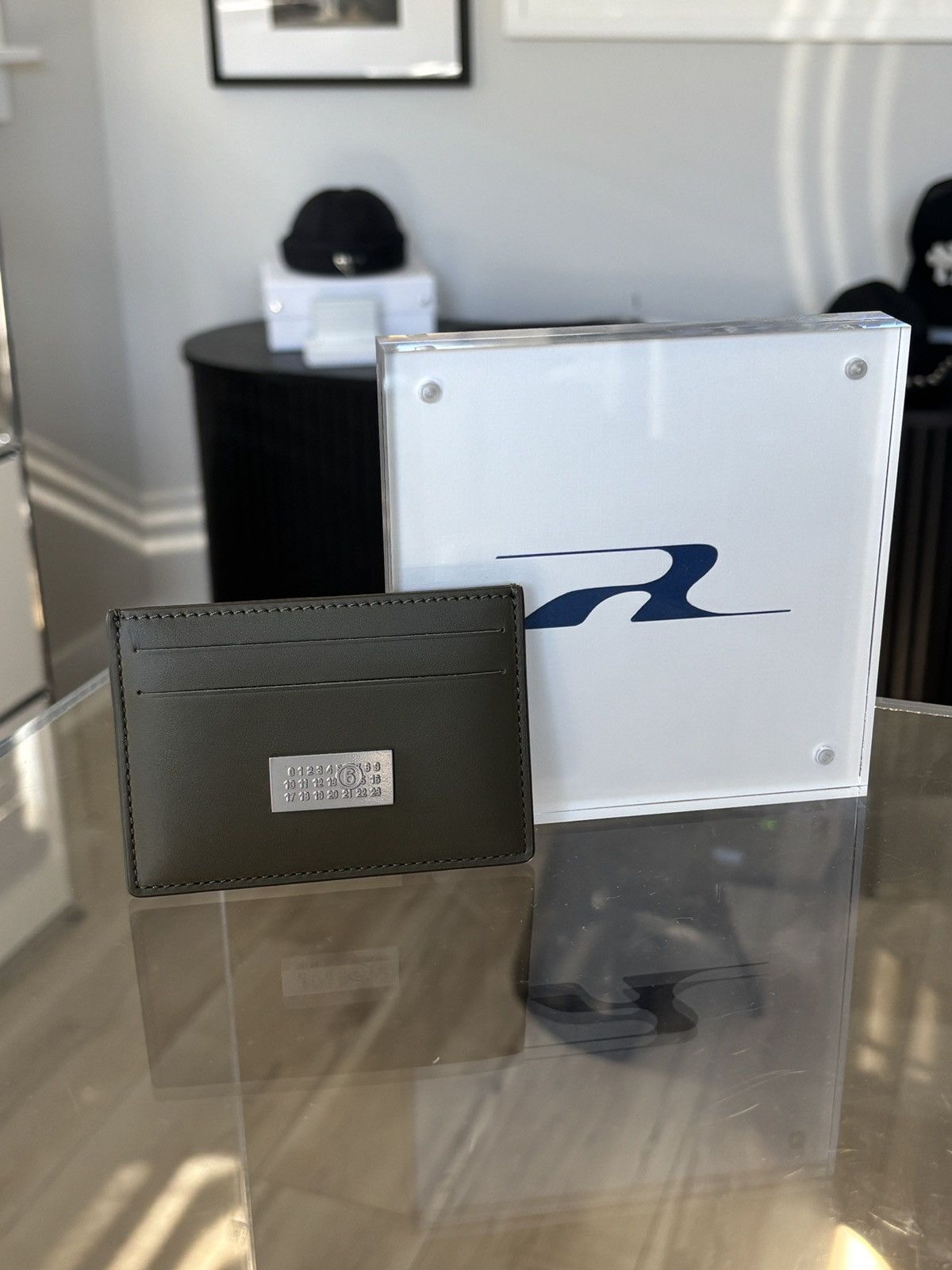 MAISON MARGIELA LOGO NUMBERS PLATE CARDHOLDER