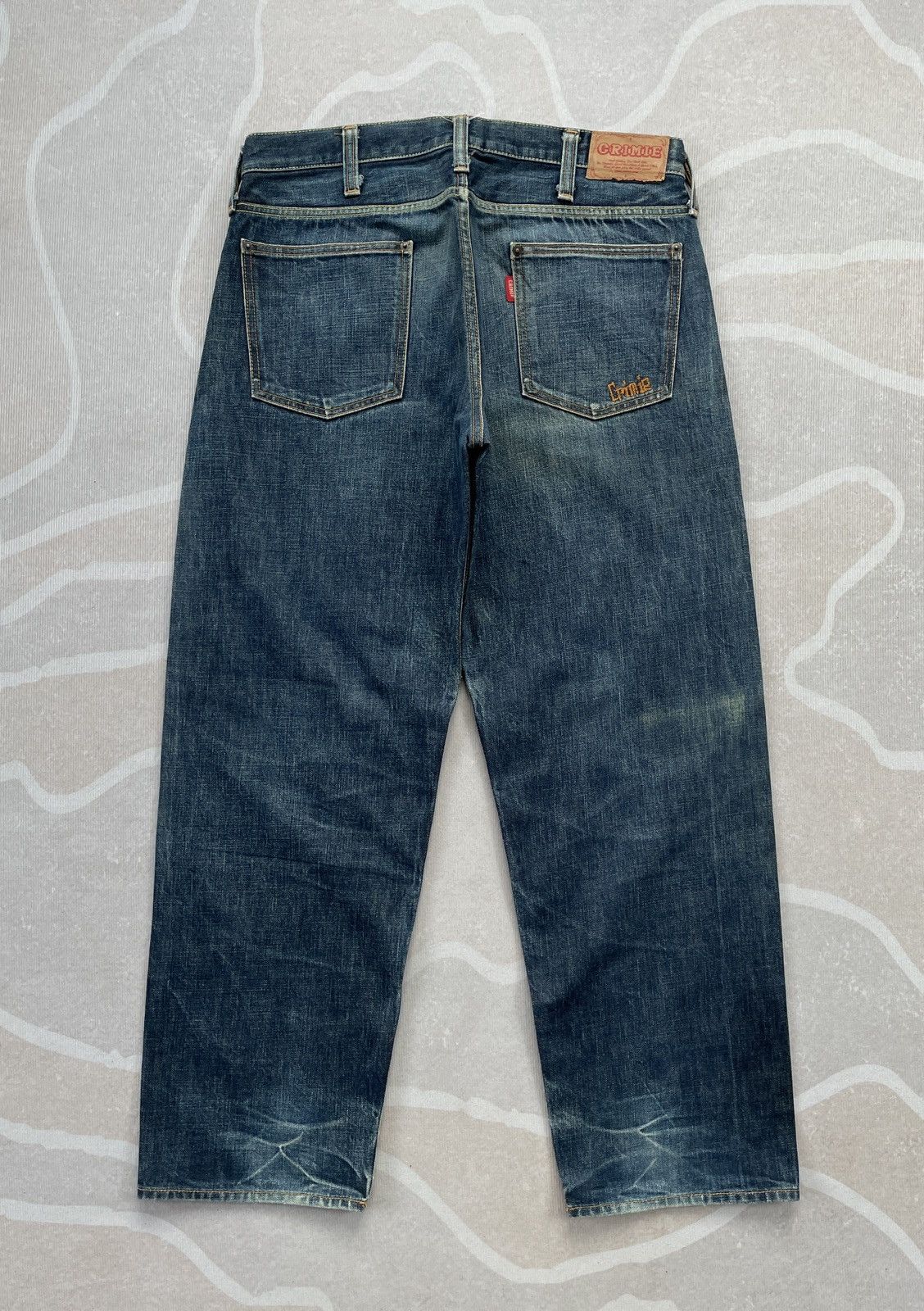 Designer × Japanese Brand × Salvage Crimie Red Selvedge Jeans (P63) Size US 33 - 3 Thumbnail