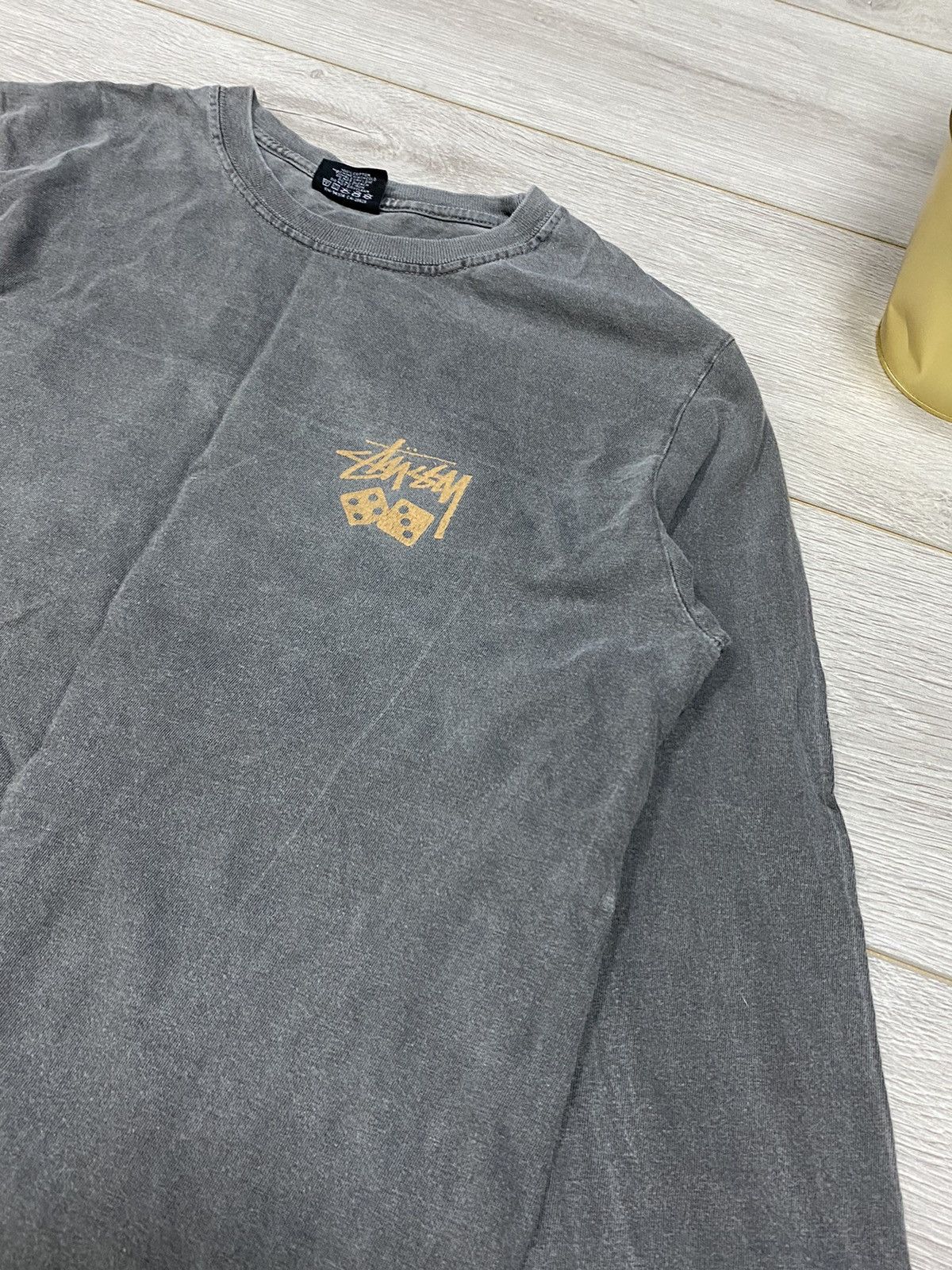 Stussy Stussy Dice 🎲 faded vintage long sleeve big logo Size US S / EU 44-46 / 1 - 8 Thumbnail