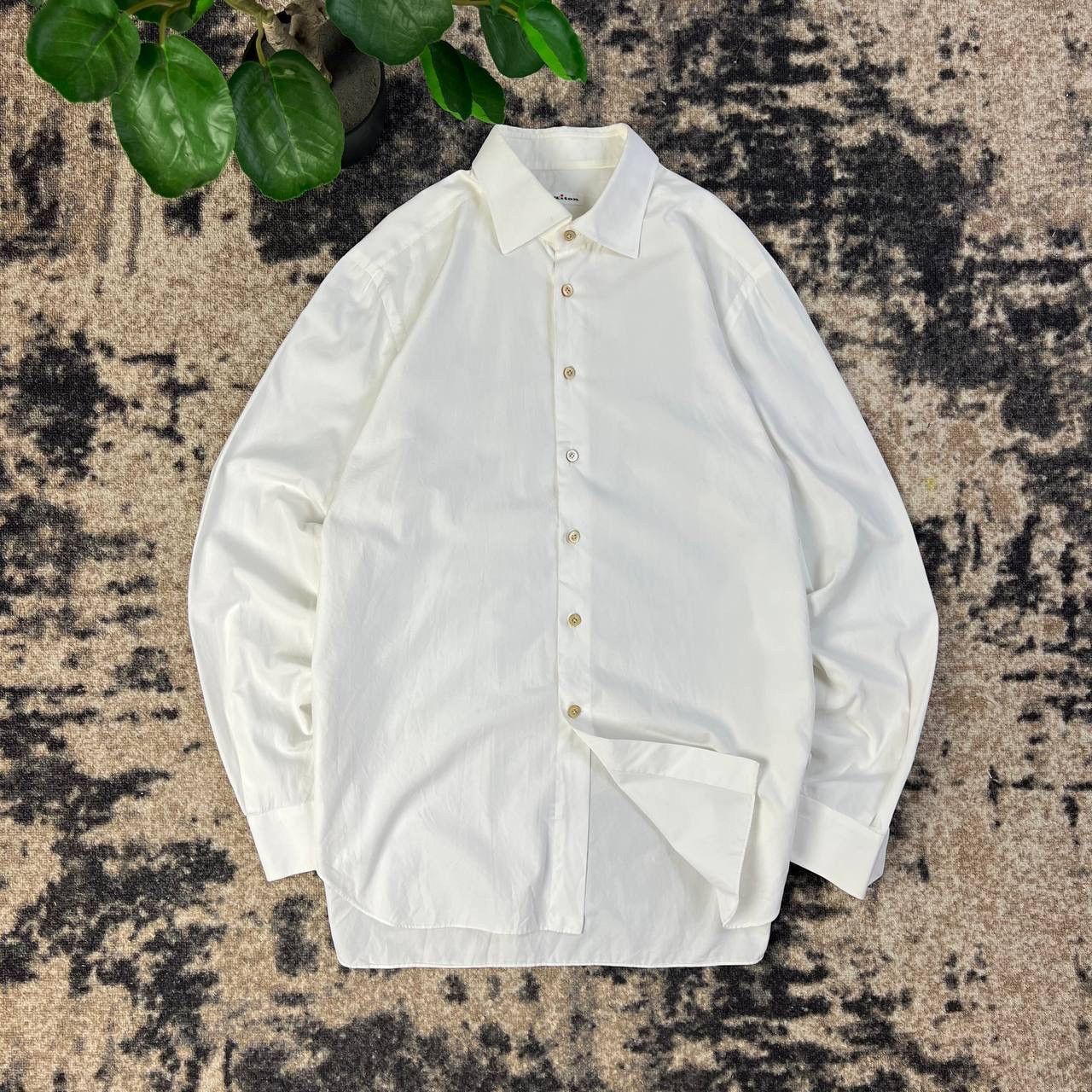 Kiton Kiton Archive Luxury Vintage Y2K Oxford Button Up Shirt Size US XL / EU 56 / 4 - 1 Thumbnail