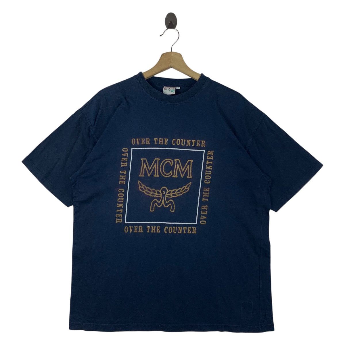 Designer × MCM × Vintage Vintage MCM LEGERE big print logo designer tee Size US L / EU 52-54 / 3 - 1 Thumbnail