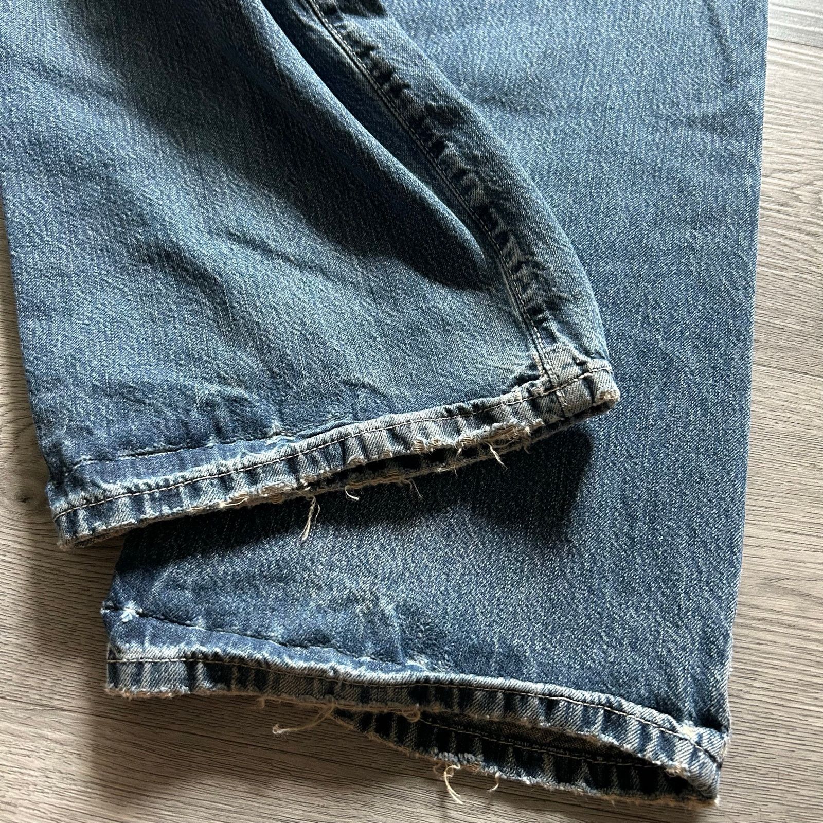 Polo Ralph Lauren Vintage Polo Ralph Lauren Straight Leg Distressed Jeans Size US 34 / EU 50 - 7 Thumbnail