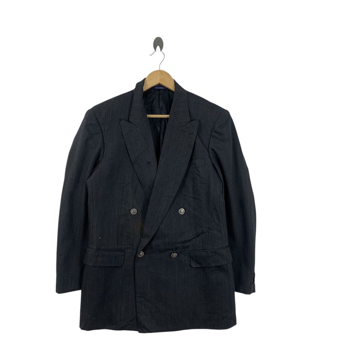 Nina Ricci Vintage NINA RICCI MONSIEUR Double Breasted Blazer Jacket Size M / US 6-8 / IT 42-44 - 4 Thumbnail
