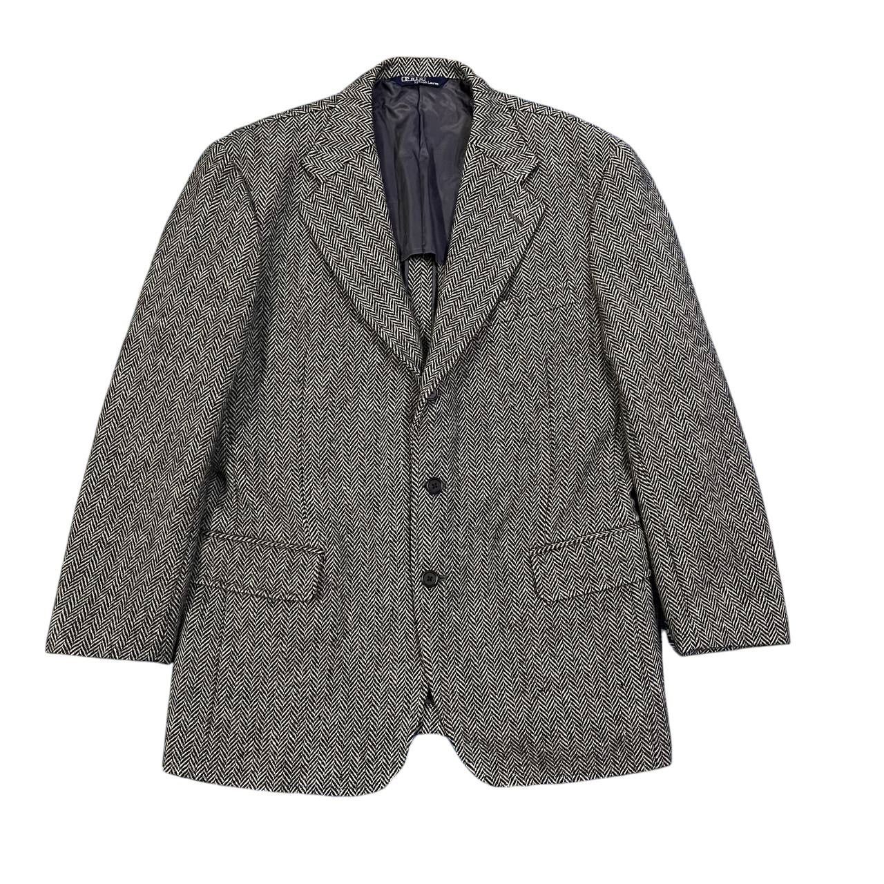 Polo Ralph Lauren Vintage Polo Ralph Lauren Wool Tweed Coat Blazer Size US L / EU 52-54 / 3 - 1 Thumbnail