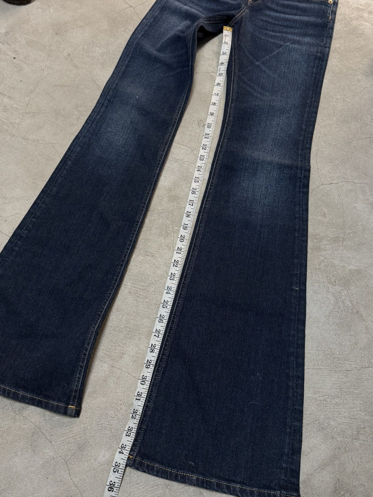 Roberto Cavalli Roberto Cavalli Women’s Snake Embroidered Flared Jeans Size US 38 / EU 54 - 23 Thumbnail