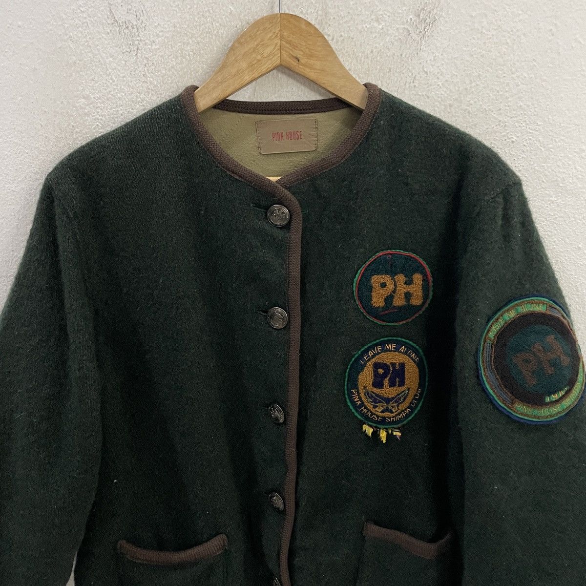 Pink House Vintage Pink House Embroidery Logo Jacket Size US L / EU 52-54 / 3 - 4 Thumbnail