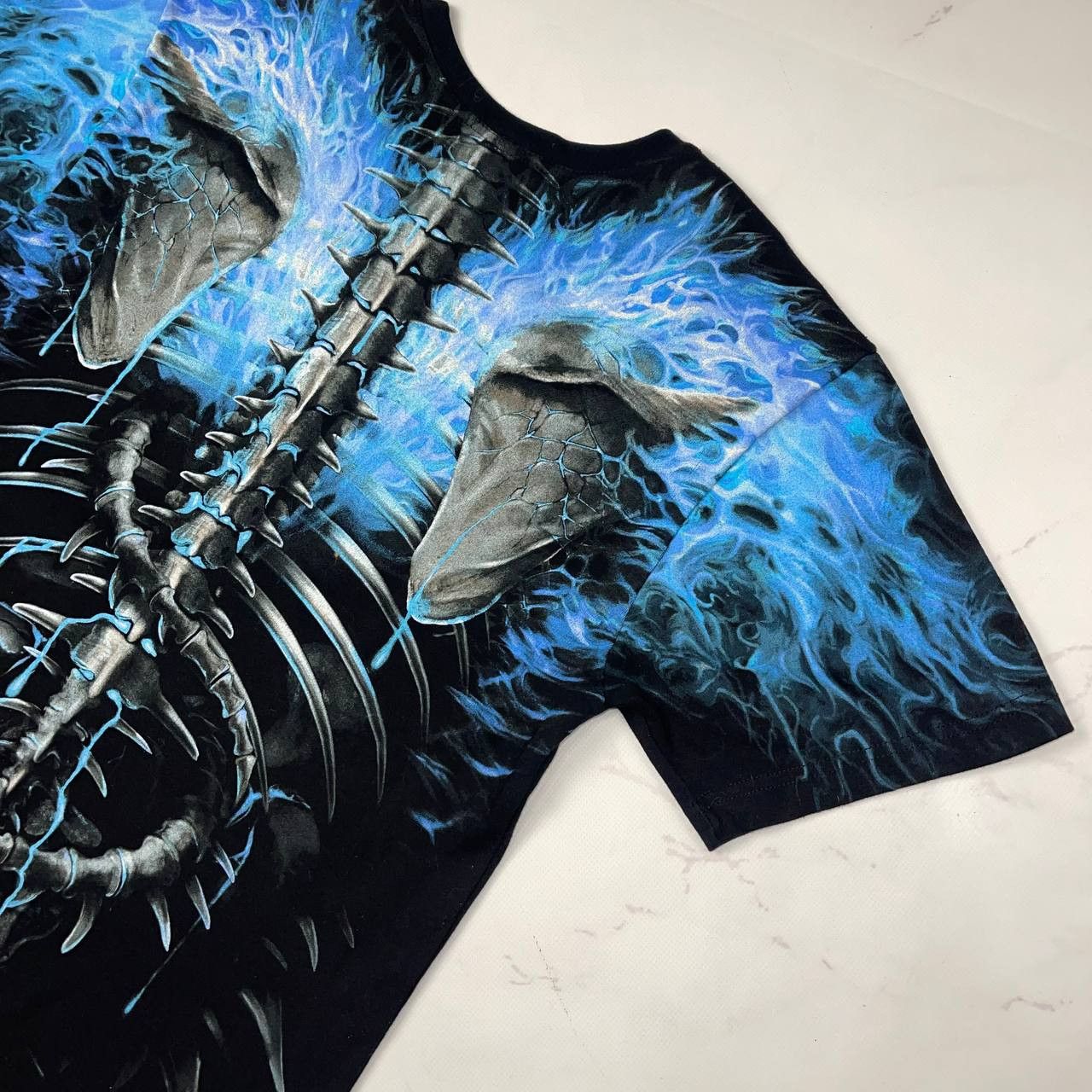 Vintage Affliction Vintage Affliction style flame skulls y2k tee Size US M / EU 48-50 / 2 - 12 Thumbnail