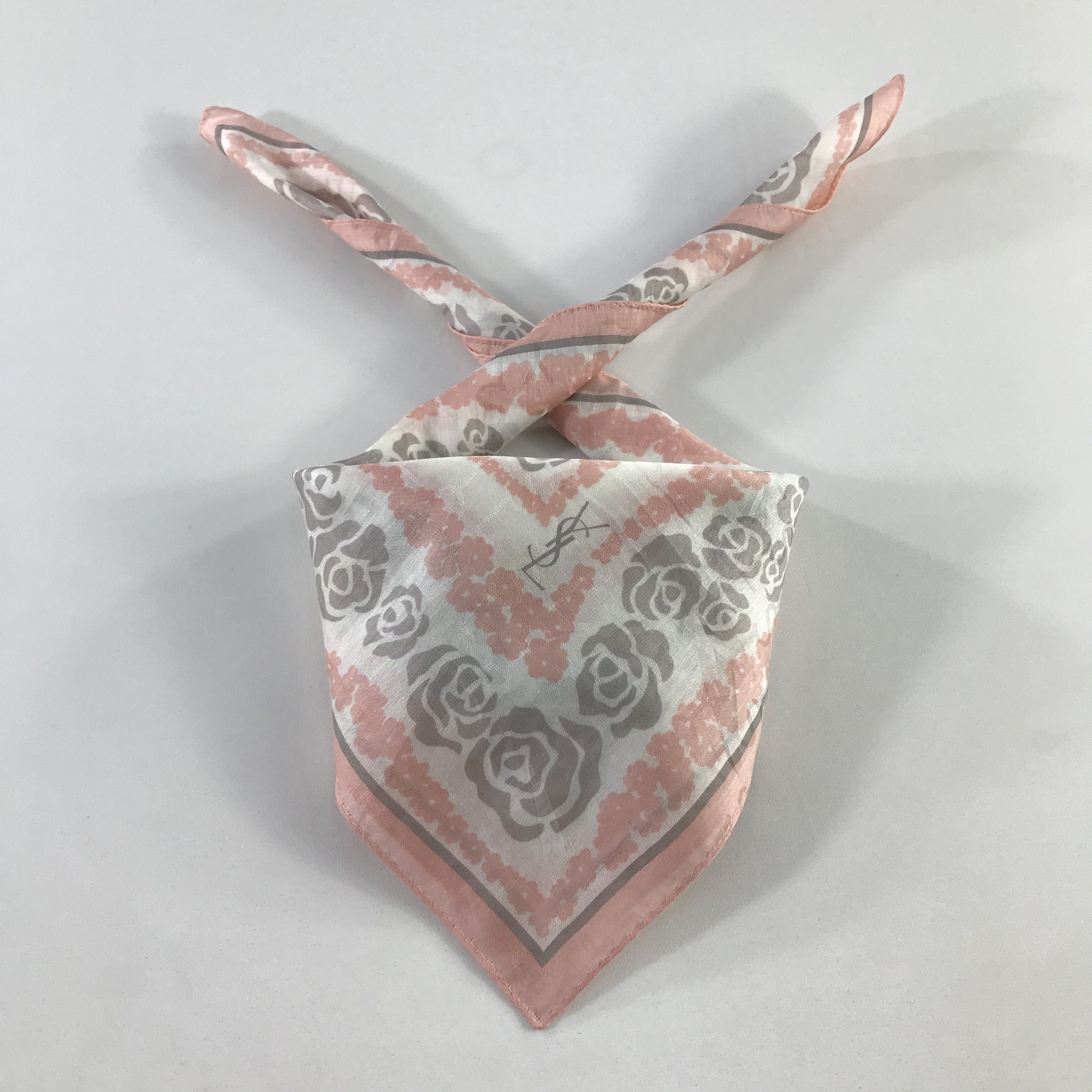 Vintage × Yves Saint Laurent Yves Saint Laurent Bandana / Handkerchief /Neckerchief -S862 Size ONE SIZE - 6 Thumbnail