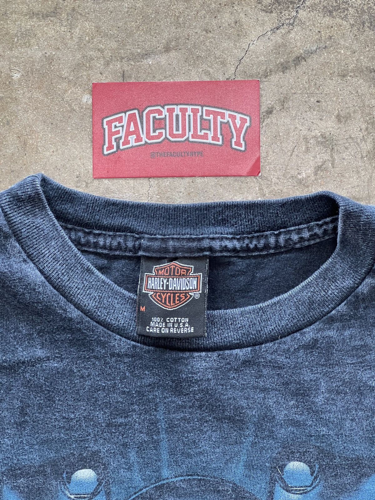 Harley Davidson Vintage 90s Harley Davidson Knucklehead Motorcycle Medium Size US M / EU 48-50 / 2 - 3 Thumbnail