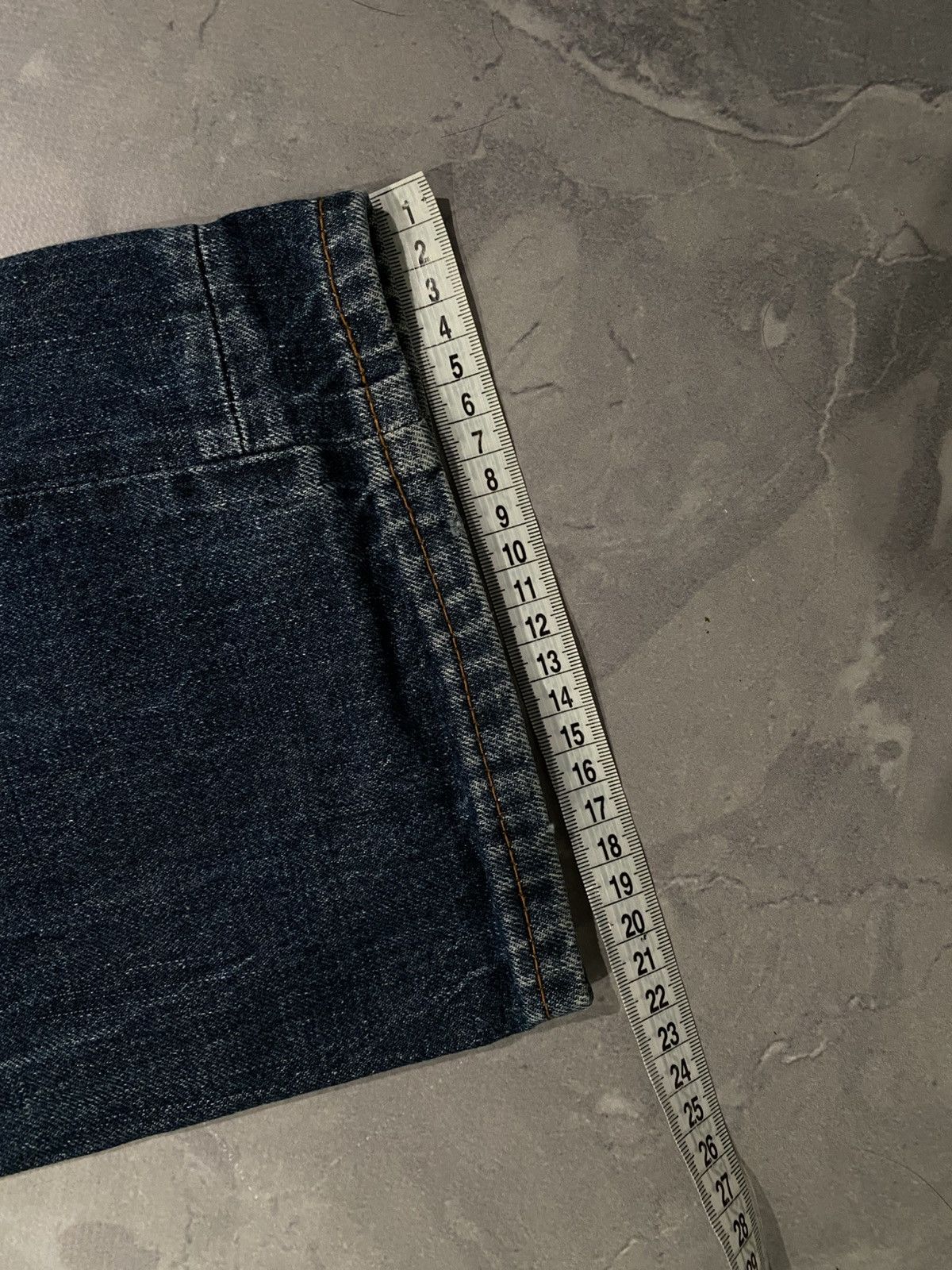 Vintage CRAZY Avan Number Nine Style Straight Jean-Y2K drip darkwear Size US 32 / EU 48 - 9 Thumbnail