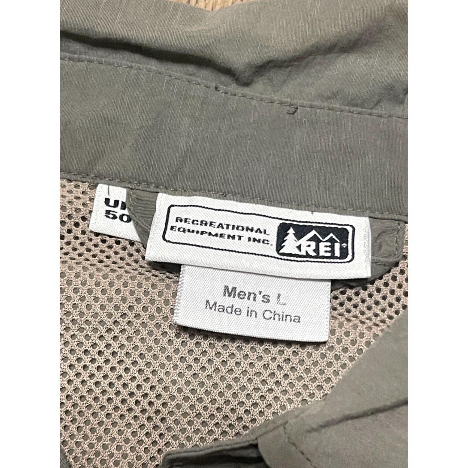 Vintage REI Shirt Men's Size Large Green Long Sleeve Button Up Chest Pockets Size US L / EU 52-54 / 3 - 5 Thumbnail