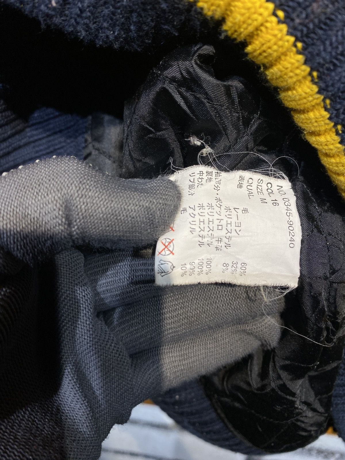 Vans Vintage Vans California Native Varsity Jacket – Navy & Grey Size US M / EU 48-50 / 2 - 14 Thumbnail