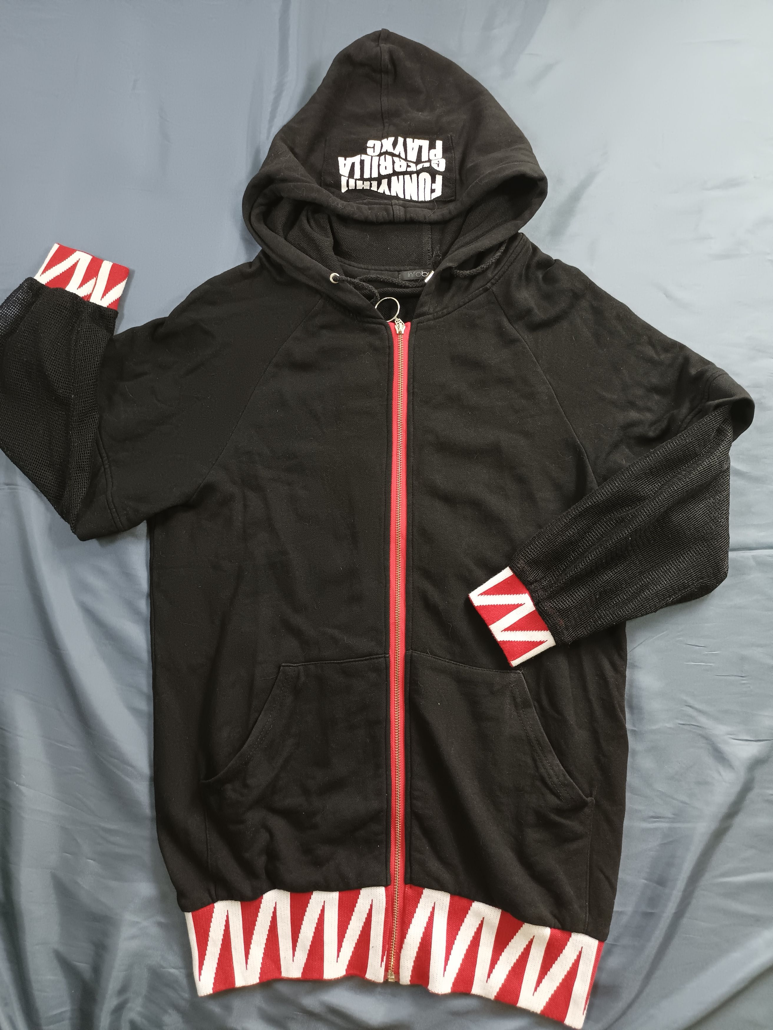 If Six Was Nine × Japanese Brand × Le Grande Bleu (L.G.B.) Funny Guerrilla PlayXC Zipper Hoodie Size M / US 6-8 / IT 42-44 - 9 Thumbnail