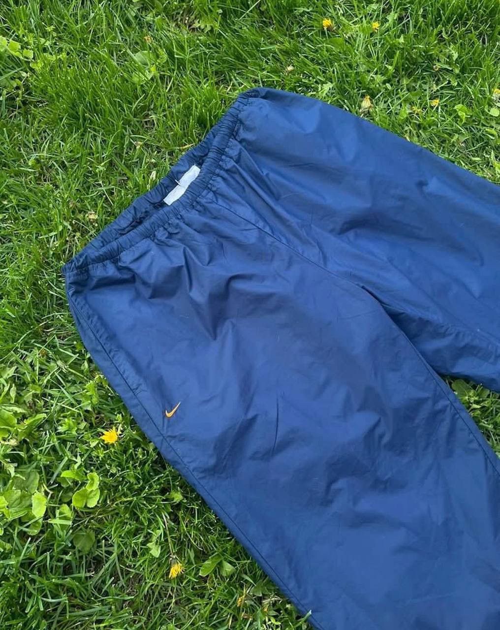 Nike 90’s Vintage Nike Track Pants orange swoosh Nike joggers Size US 36 / EU 52 - 2 Thumbnail
