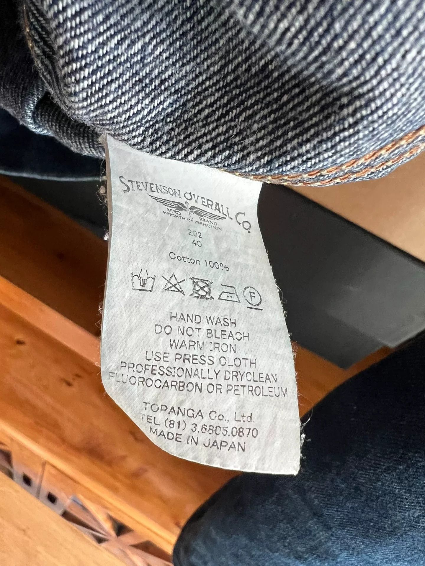 Stevenson Overall Co. Stevenson Overall Co. Rancher 202 Size US XXS / EU 40 - 6 Thumbnail