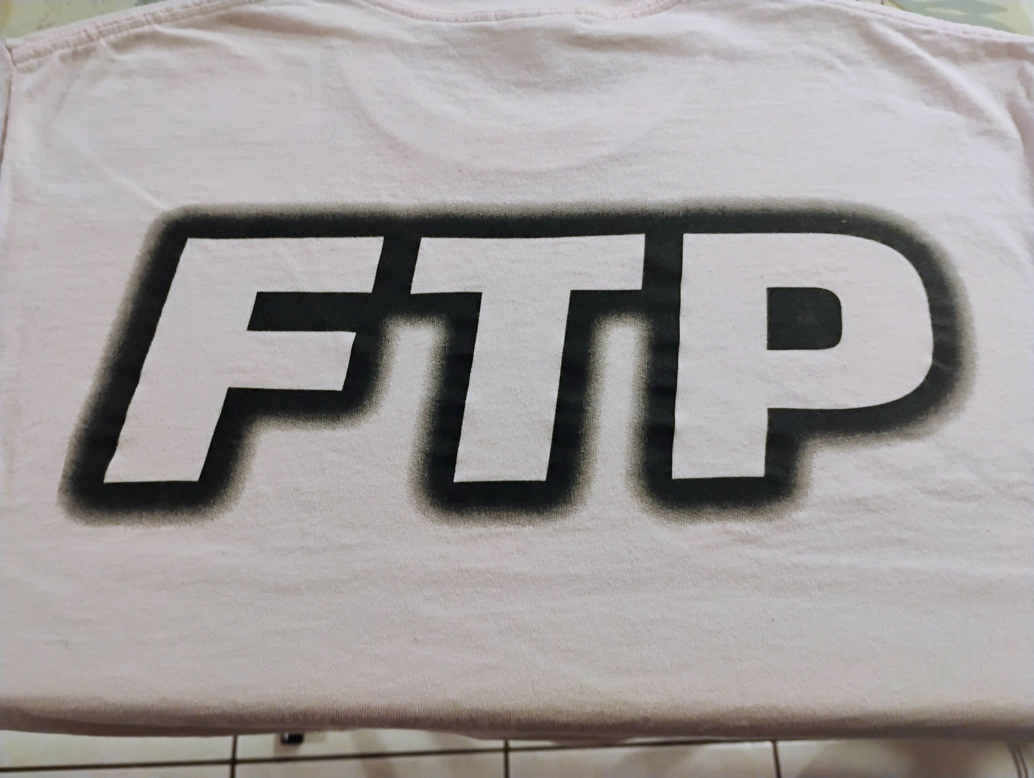 Fuck The Population FTP Outer glow Logo Tee Size US M / EU 48-50 / 2 - 2 Thumbnail