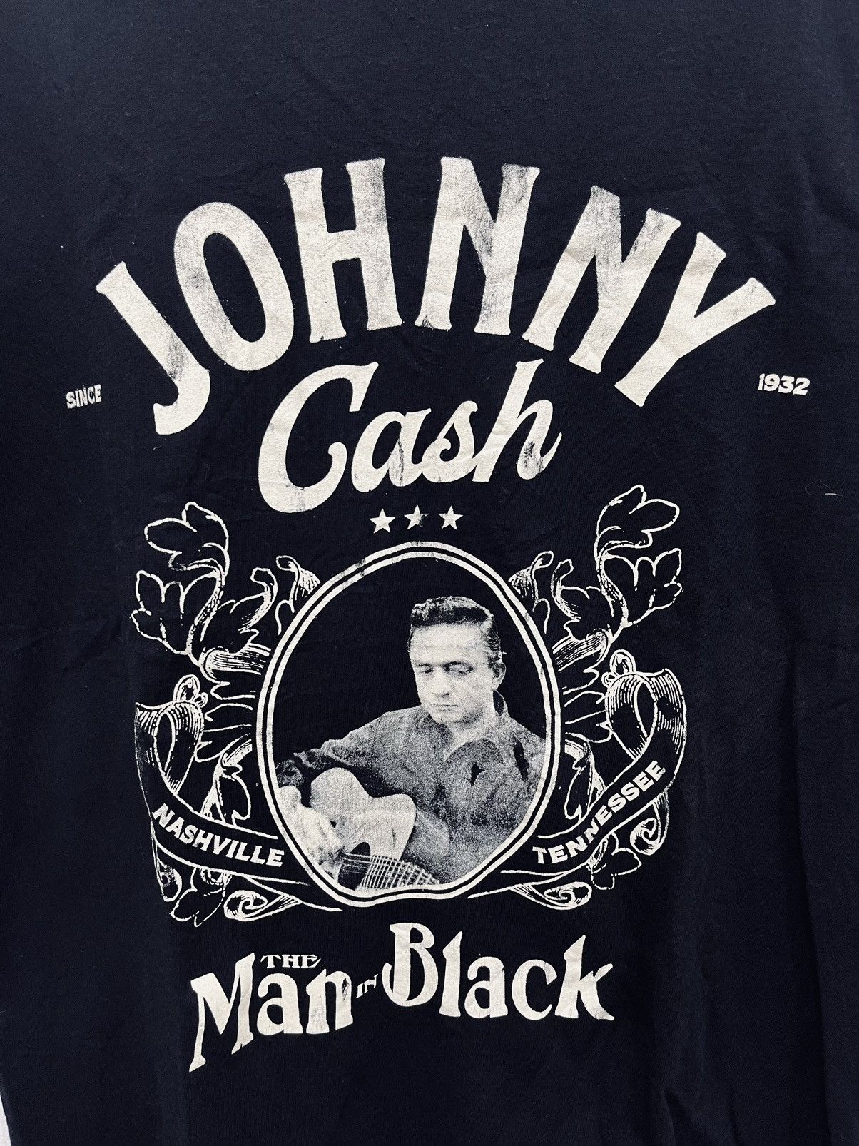 Band Tees Johnny Cash The Man In Black TShirt Size US L / EU 52-54 / 3 - 2 Thumbnail