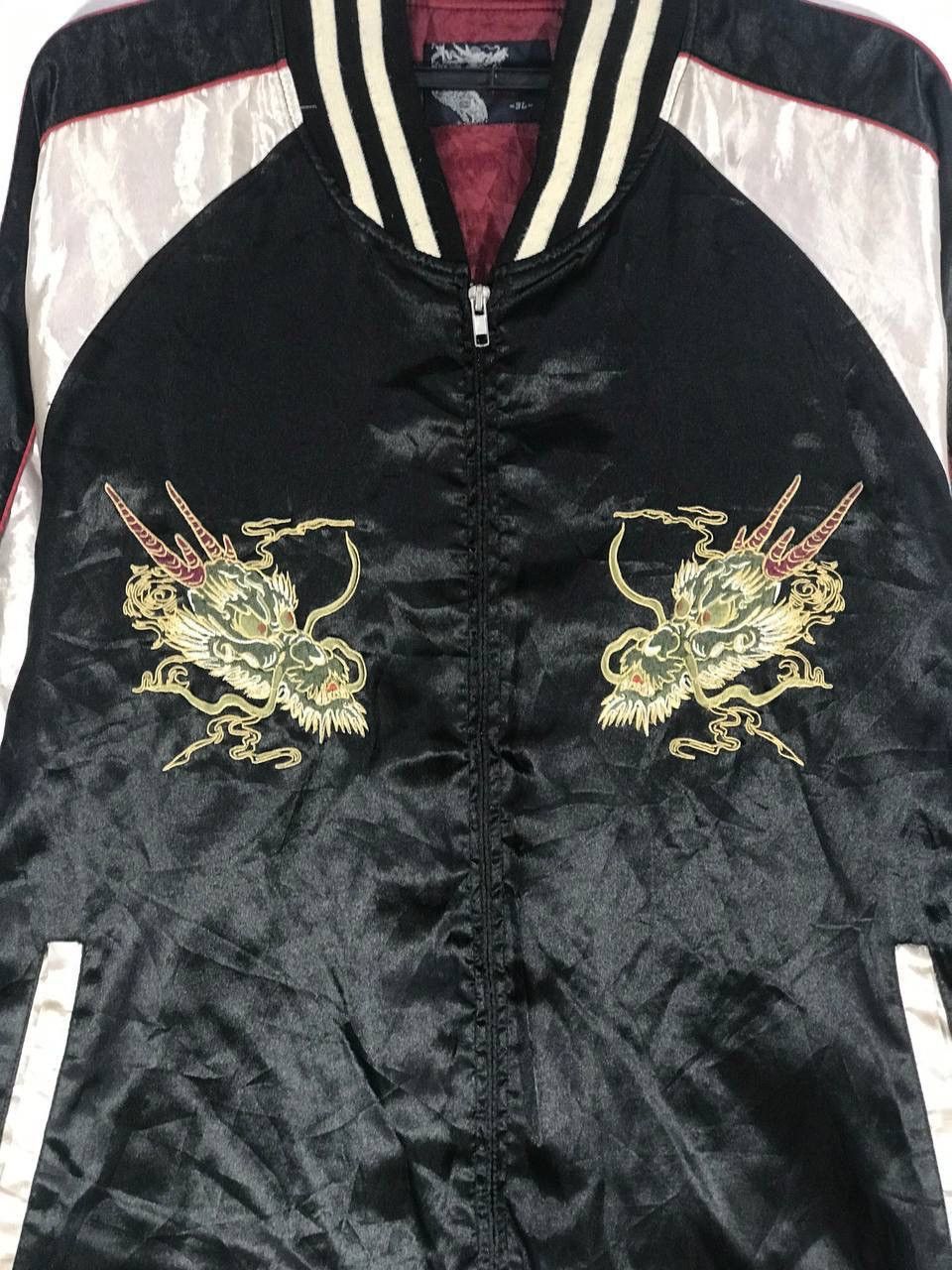 Japanese Brand dragon art japan sukajan Size US XXL / EU 58 / 5 - 5 Thumbnail