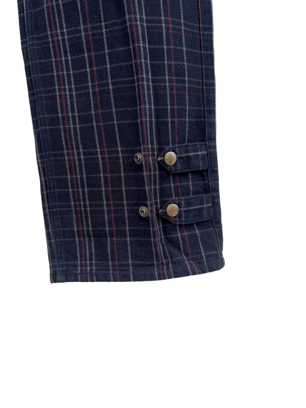PPFM Vintage PPFM Checks Adjustable Hem Cargo Trouser Pant Size US 30 / EU 46 - 13 Thumbnail