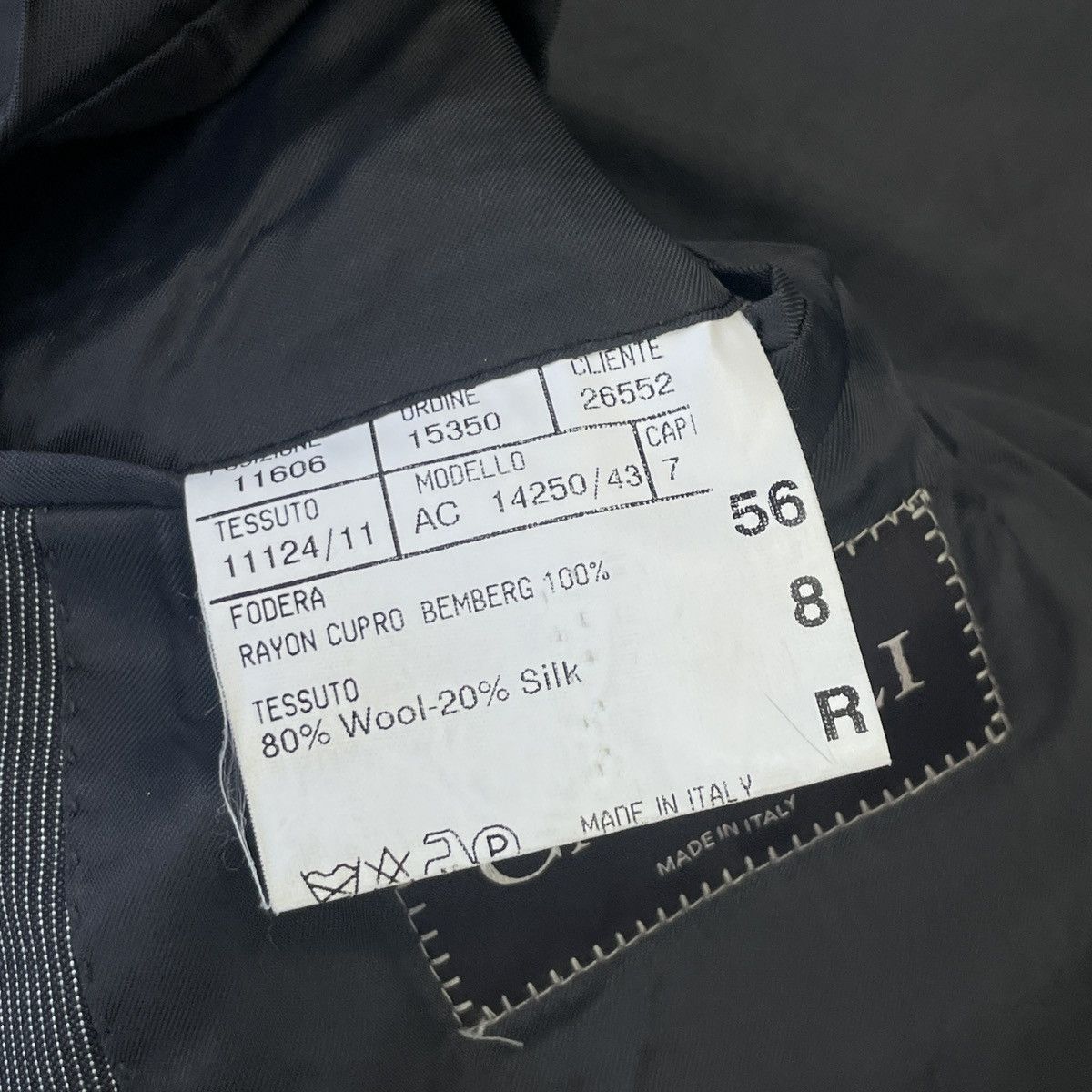 Canali Canali Wool Suit Blazer / Pants Size 56R Size 54R - 11 Thumbnail