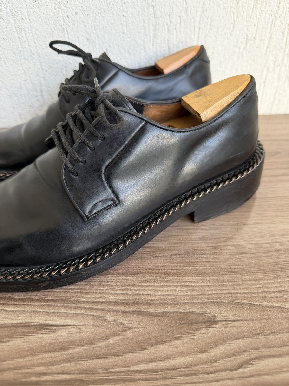 Raf Simons 🕷️ss12 chain derby Size US 9 / EU 42 - 8 Thumbnail