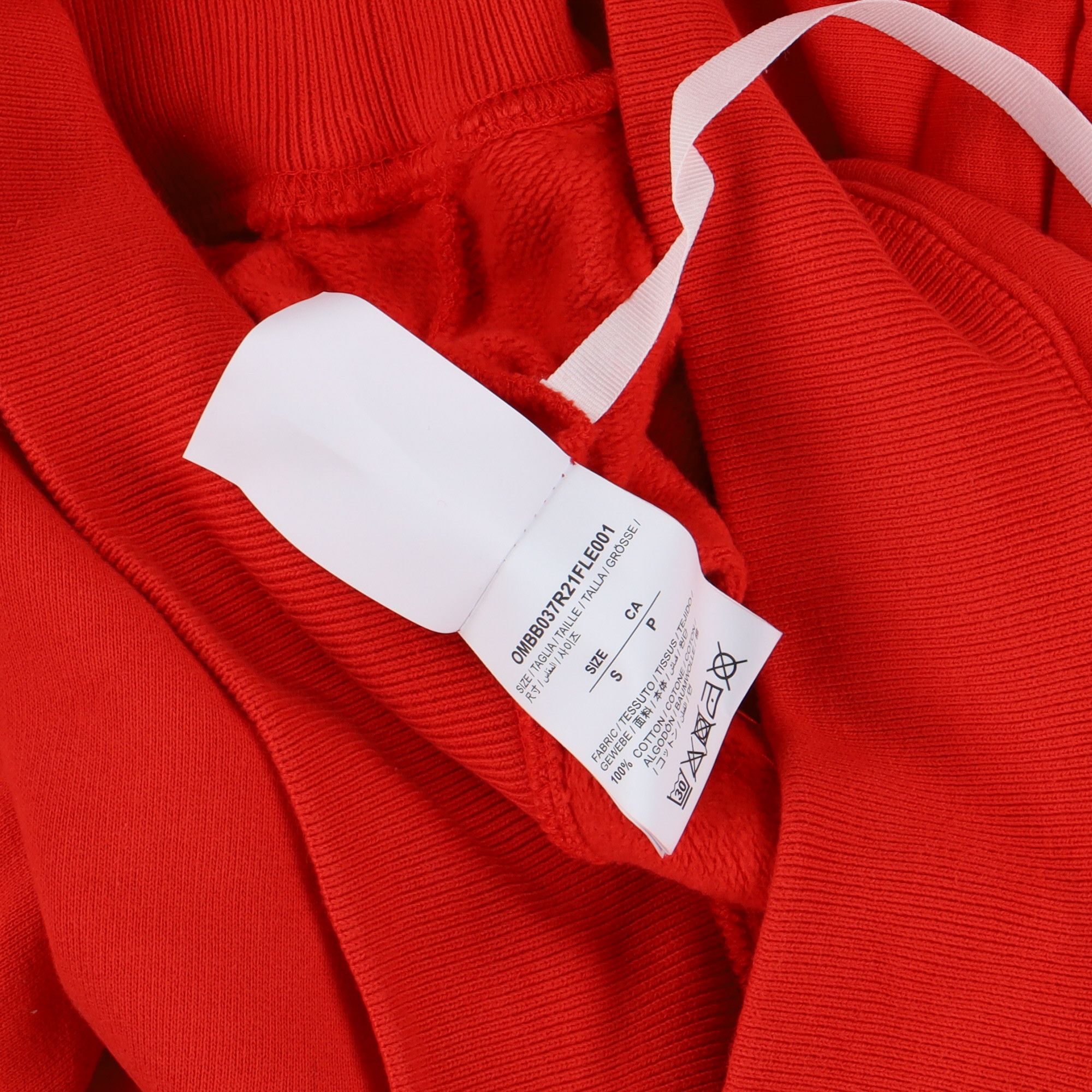 Off-White Red Mona Lisa Arrows Oversized Hoodie Size US S / EU 44-46 / 1 - 7 Thumbnail