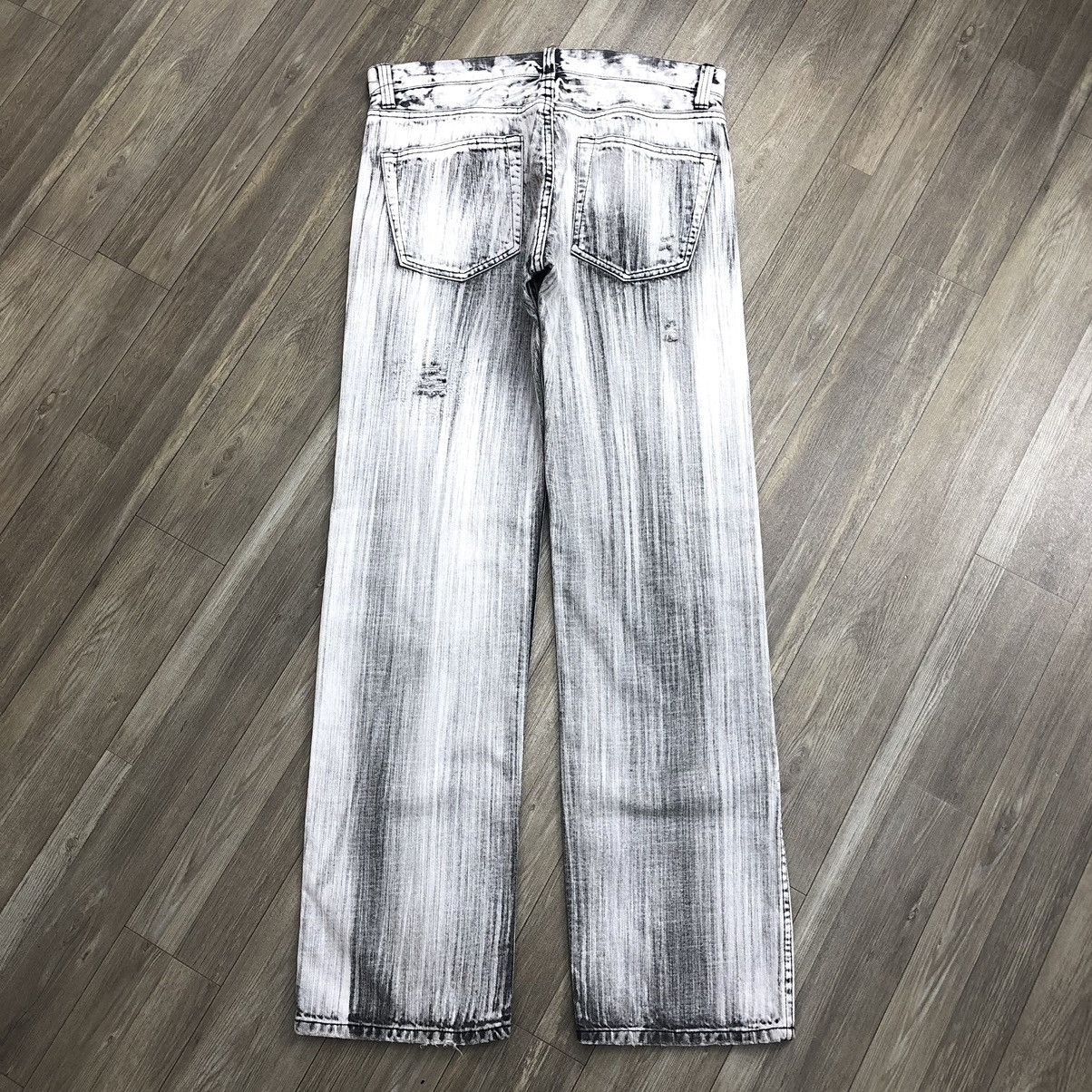 Tornado Mart 2000s Tornado Mart Style Bleached Punk Distressed Jeans Size US 34 / EU 50 - 14 Thumbnail