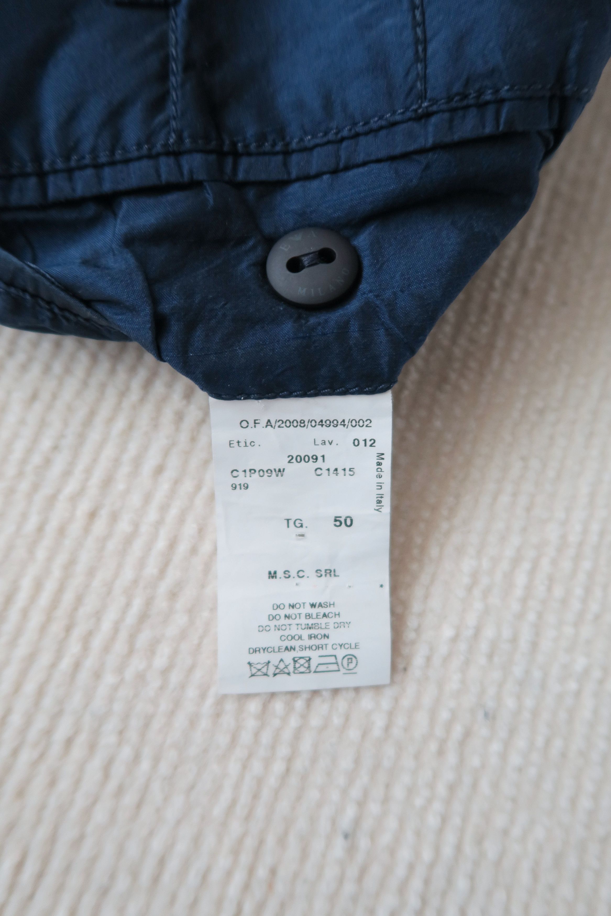 Emporio Armani Emporio Armani Blue Line Runway Silk Shorts Size US 34 / EU 50 - 6 Thumbnail